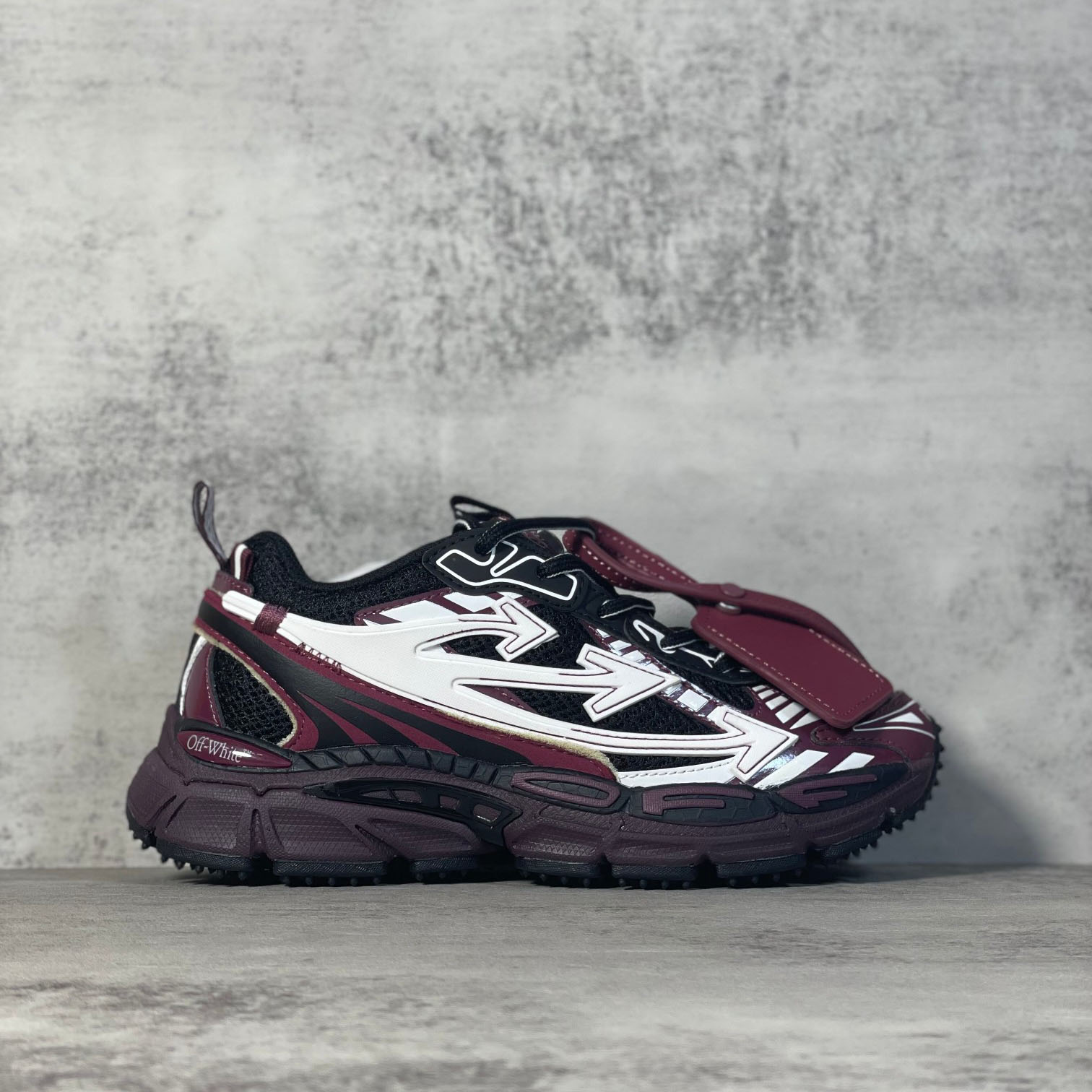 Off-White Be Right Back 'Dark Purple Black' Sneakers - DesignerGu