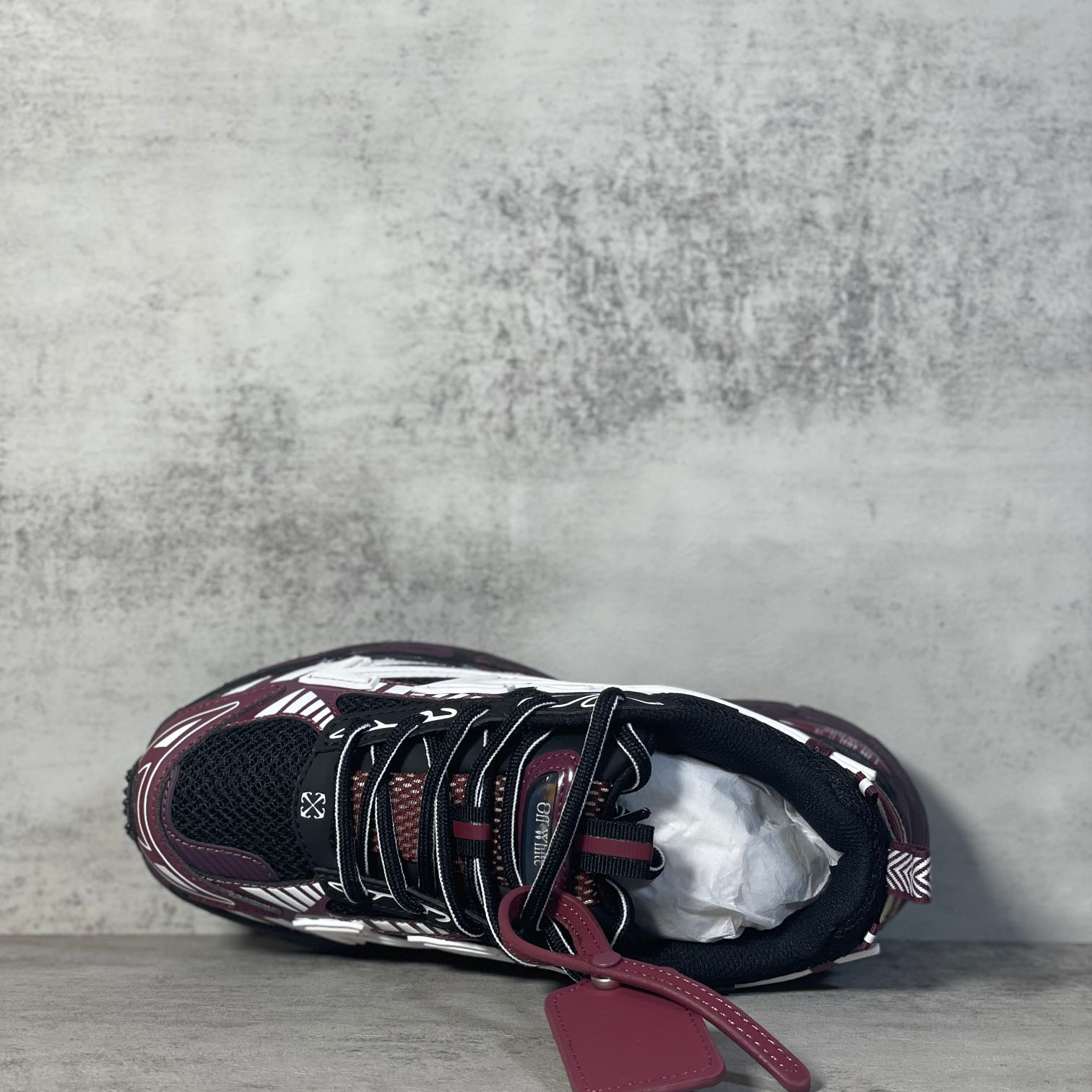 Off-White Be Right Back 'Dark Purple Black' Sneakers - DesignerGu