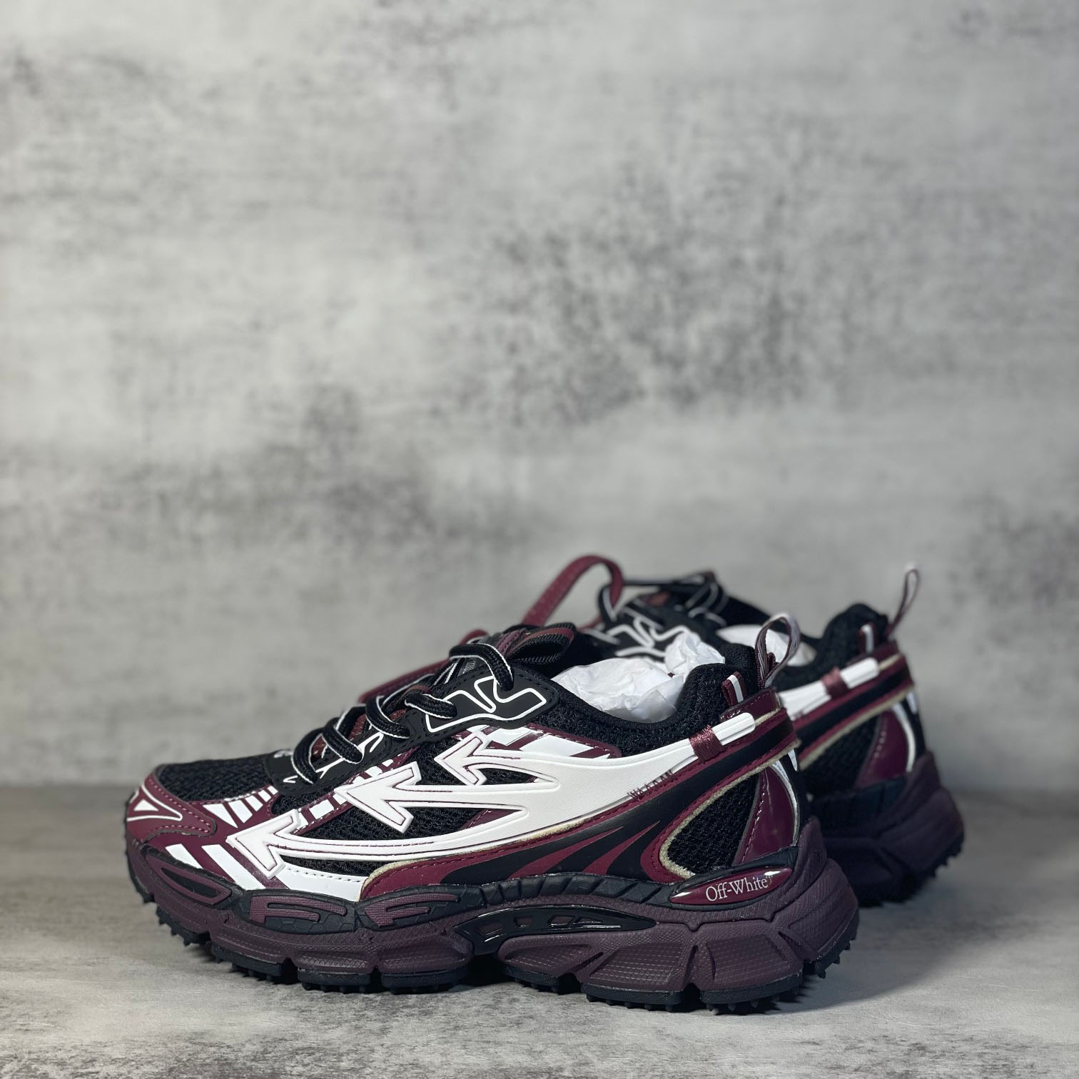 Off-White Be Right Back 'Dark Purple Black' Sneakers - DesignerGu