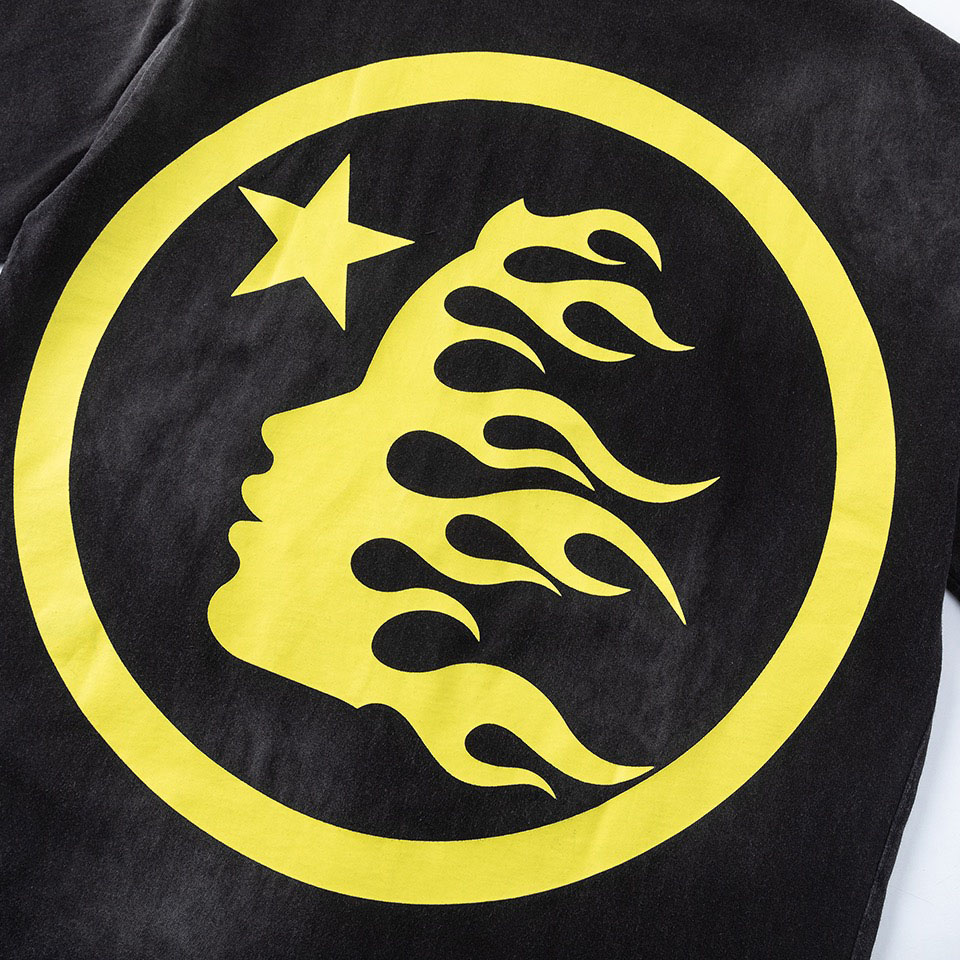 Hellstar Classic Tee 'Black/Yellow' - DesignerGu