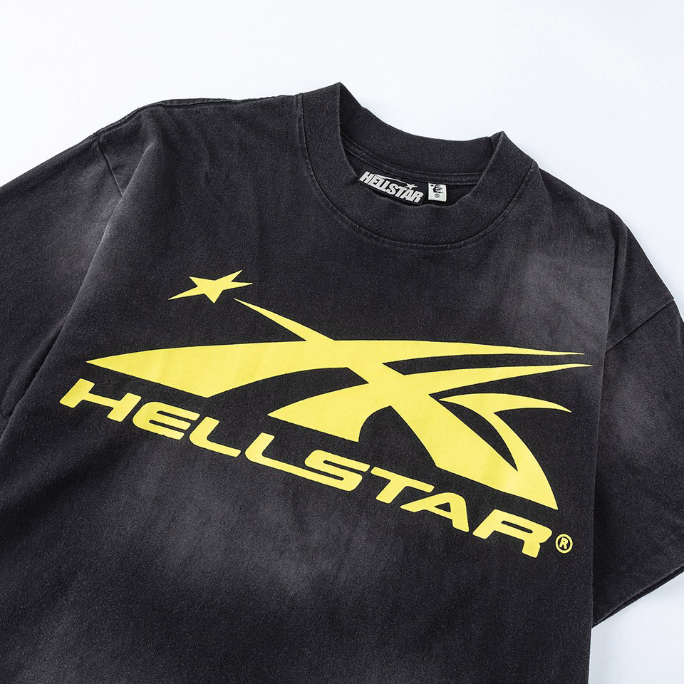 Hellstar Classic Tee 'Black/Yellow' - DesignerGu