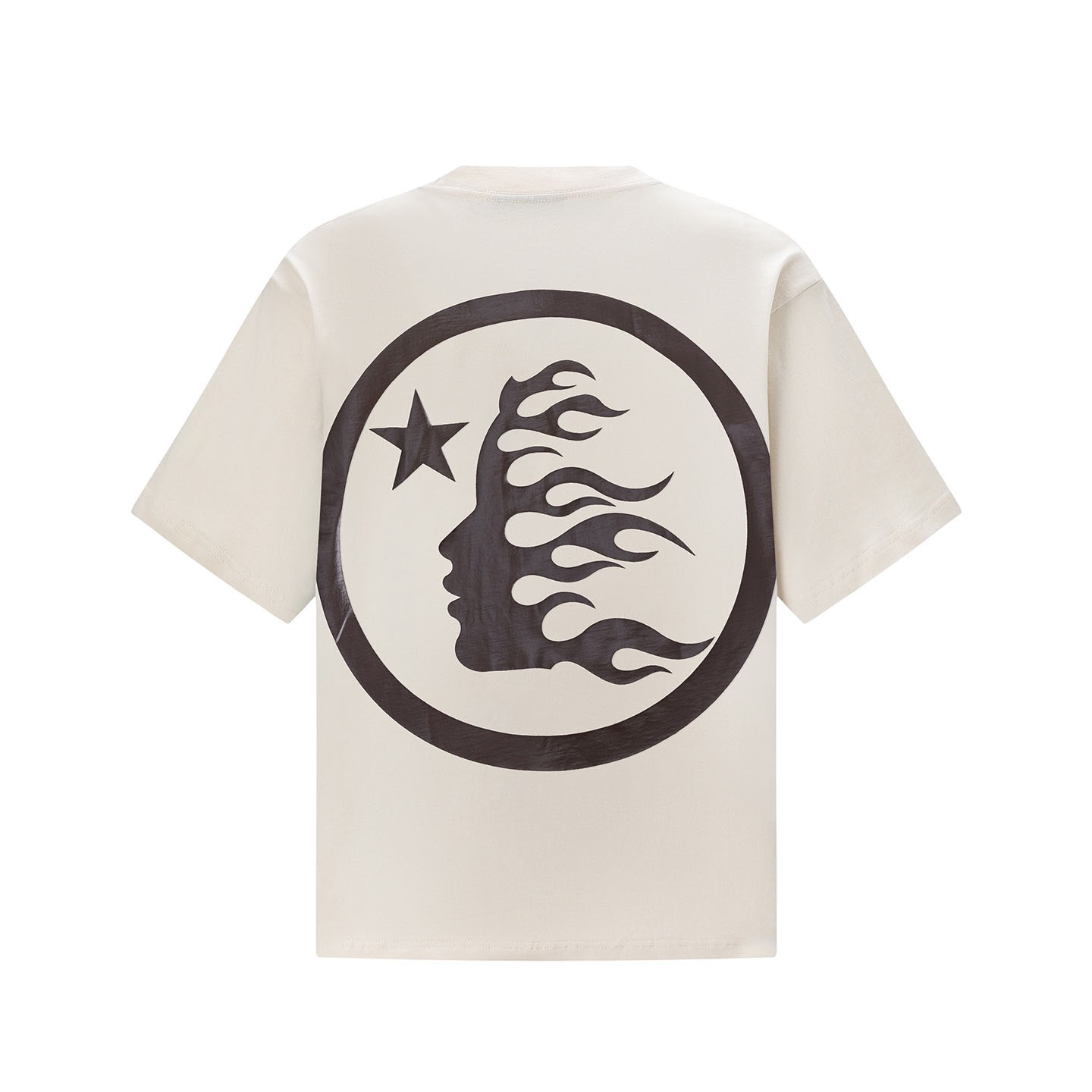 Hellstar Classic T-Shirt 'White/Brown' - DesignerGu