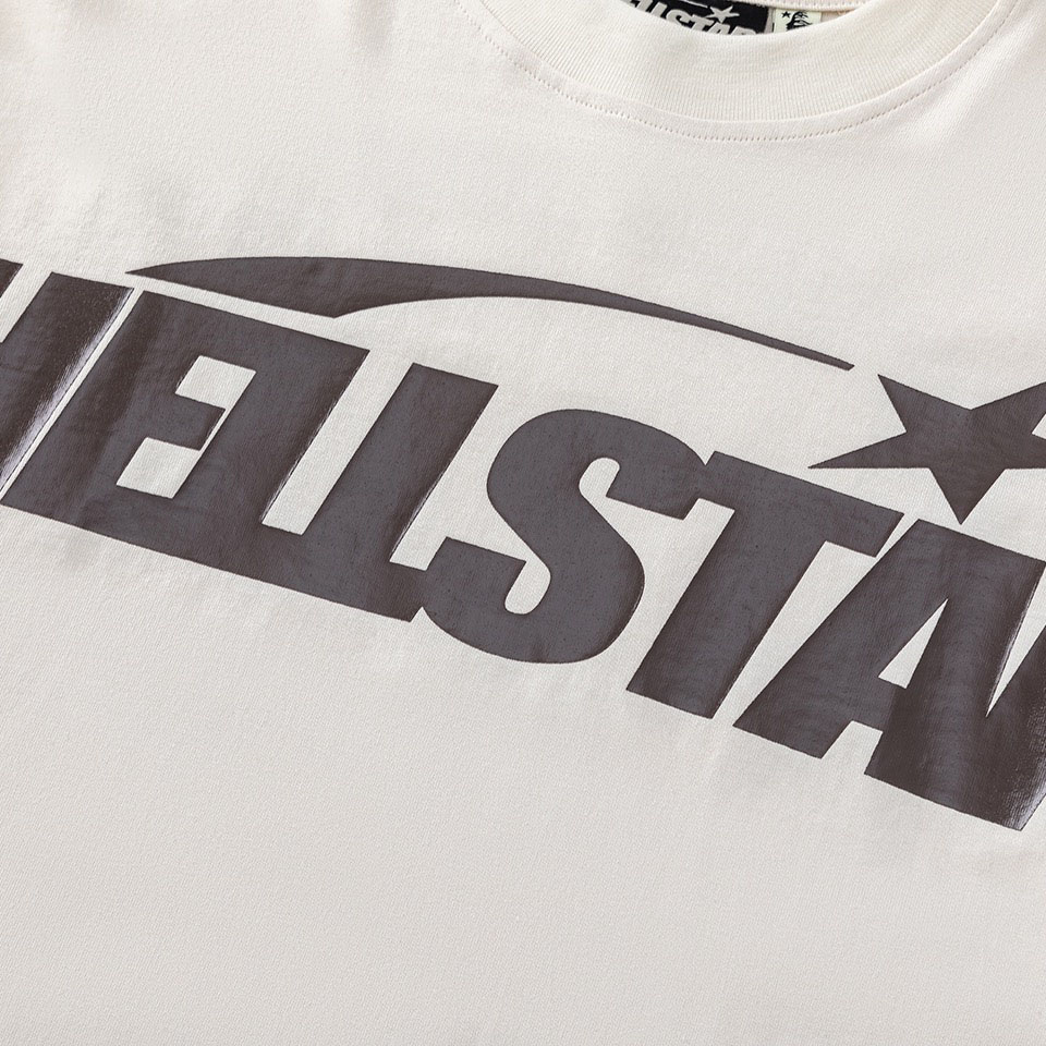 Hellstar Classic T-Shirt 'White/Brown' - DesignerGu