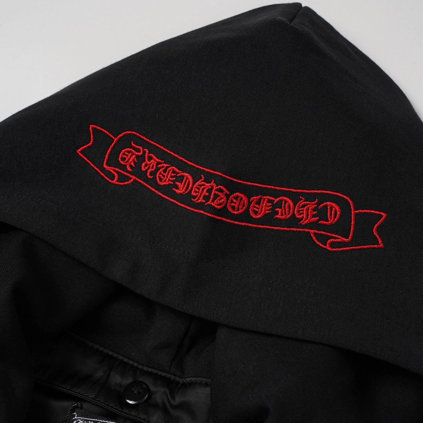 Chrome Hearts Multicolor Cross Patch Hooded Bomber Jacket - DesignerGu