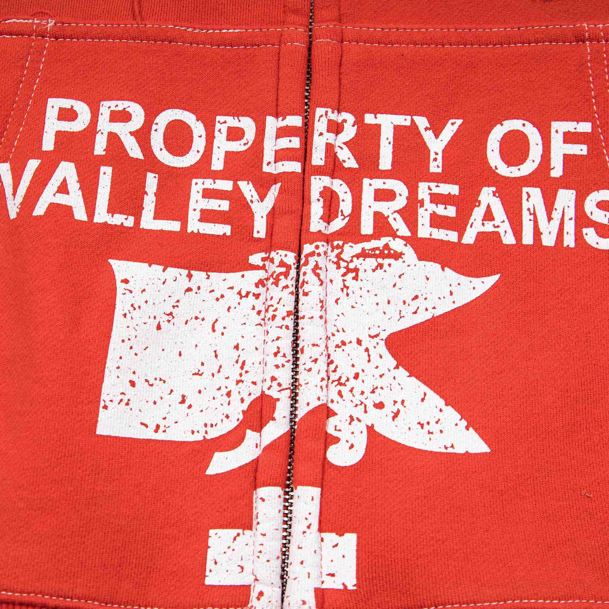 Vale Forever Religion Zip Up Hoodie Red - DesignerGu