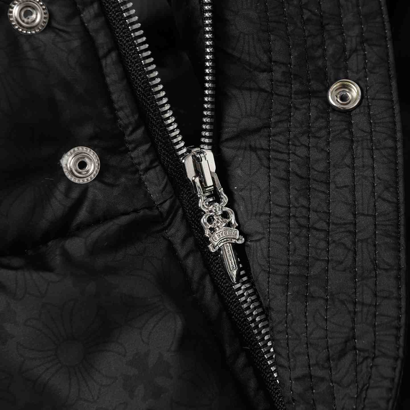 Chrome Hearts Monogram Stiff Puffer Jacket - DesignerGu