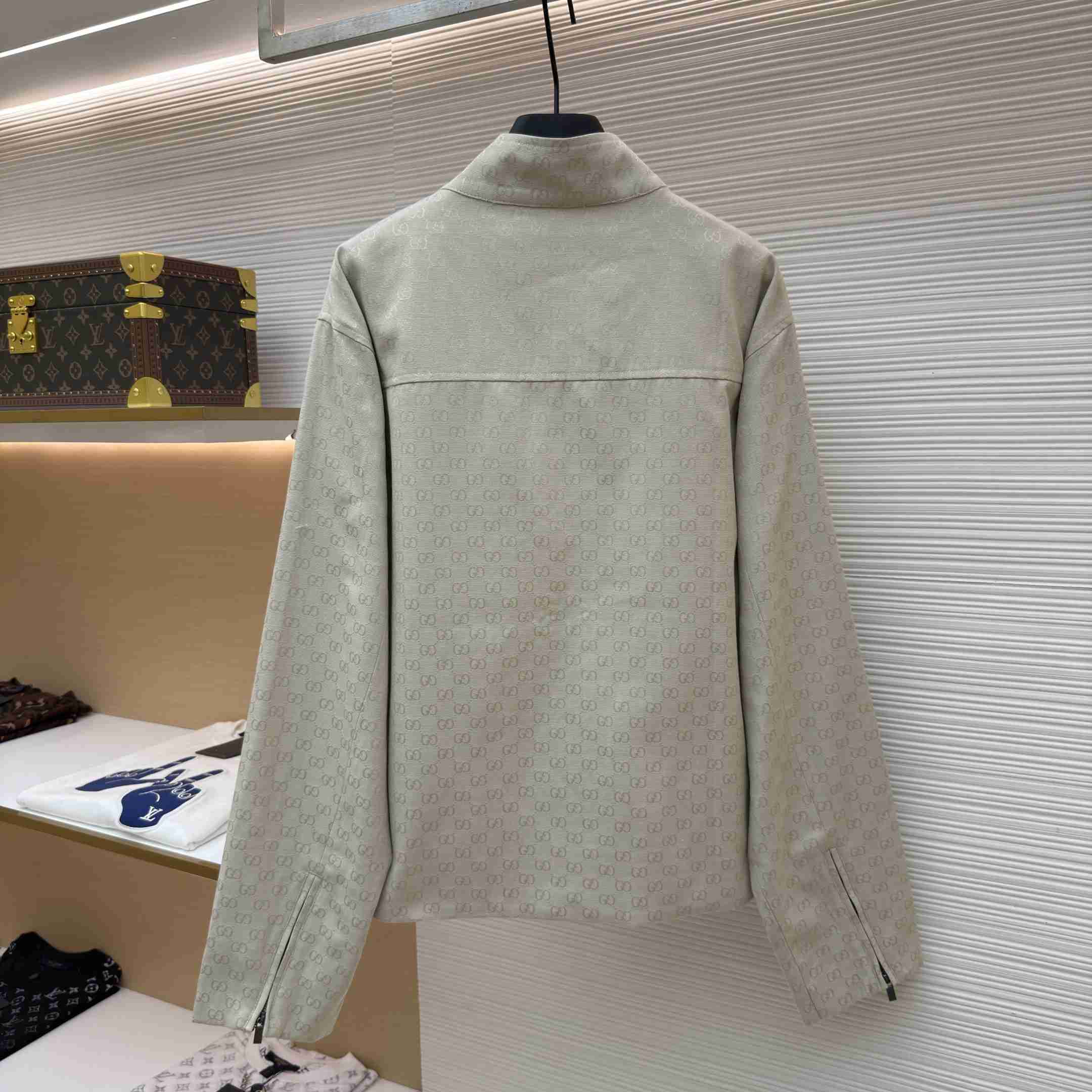 Gucci GG Cotton Canvas Jacket - DesignerGu