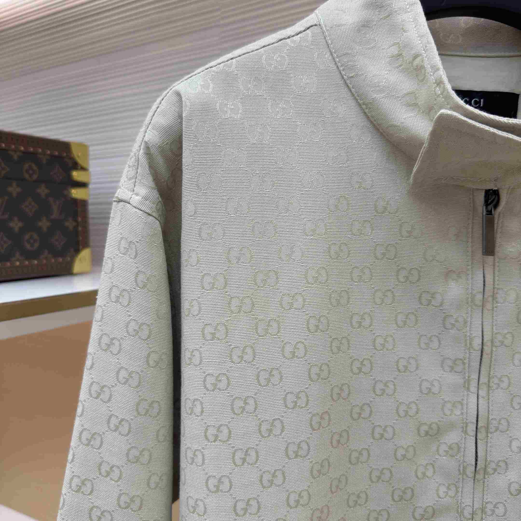 Gucci GG Cotton Canvas Jacket - DesignerGu