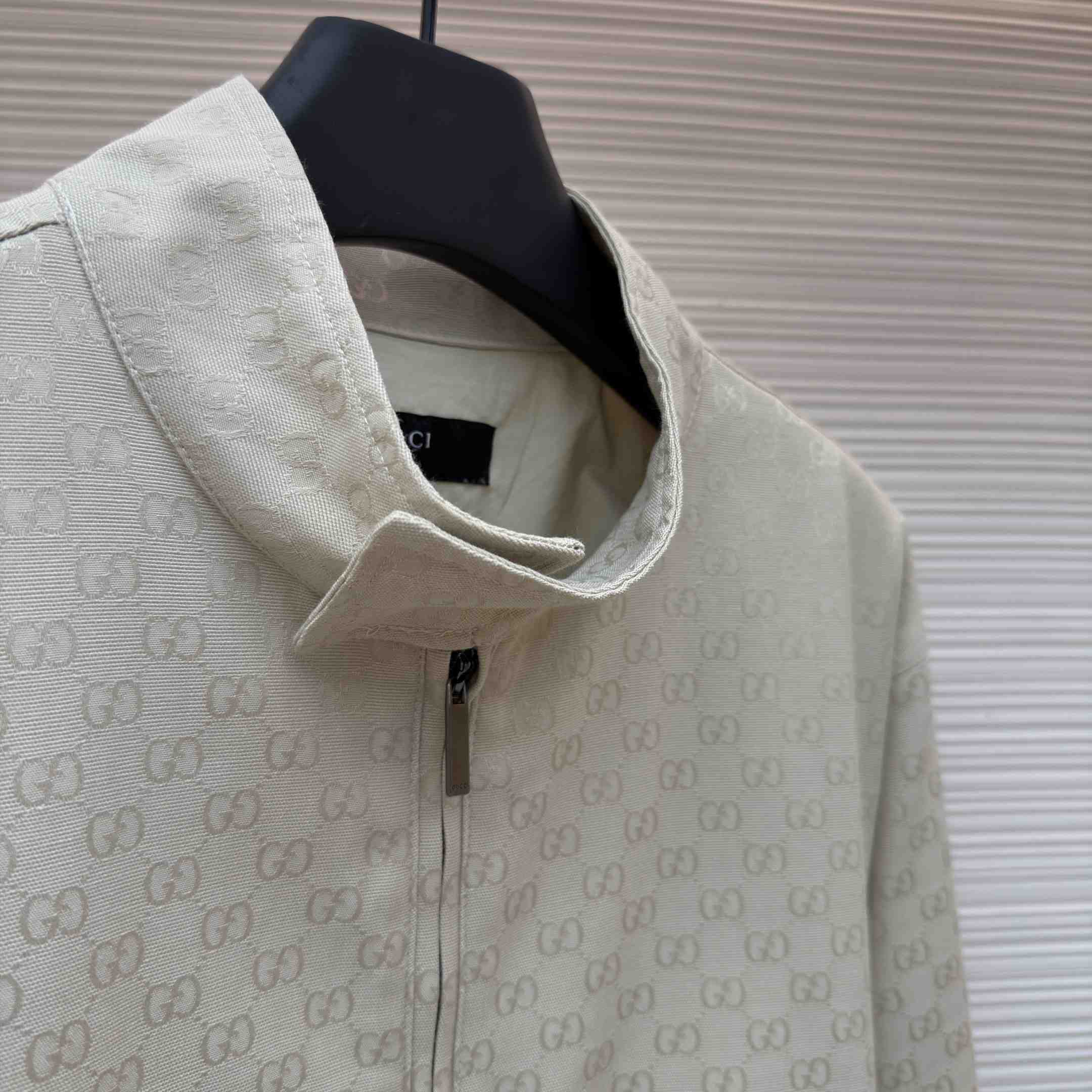 Gucci GG Cotton Canvas Jacket - DesignerGu