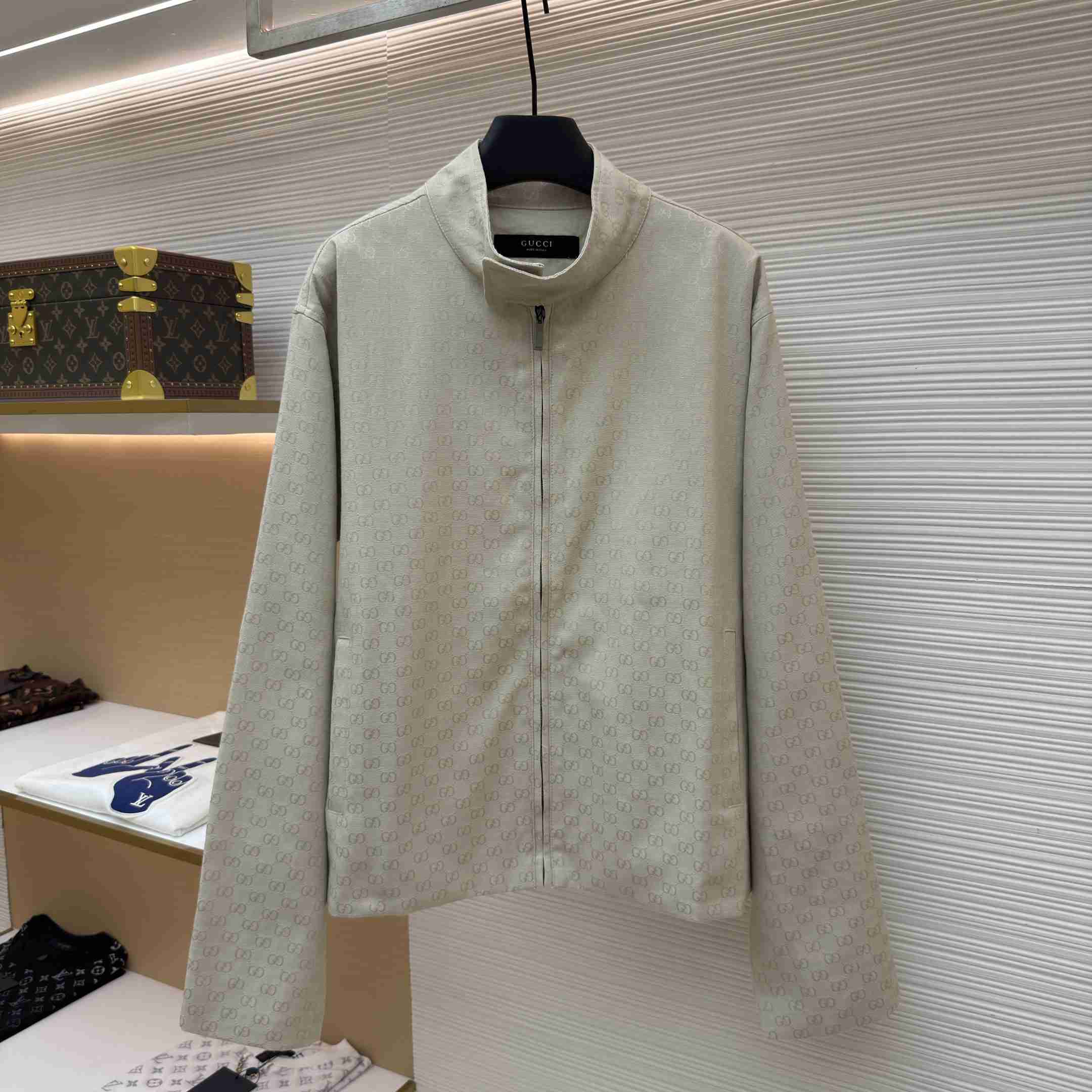 Gucci GG Cotton Canvas Jacket - DesignerGu