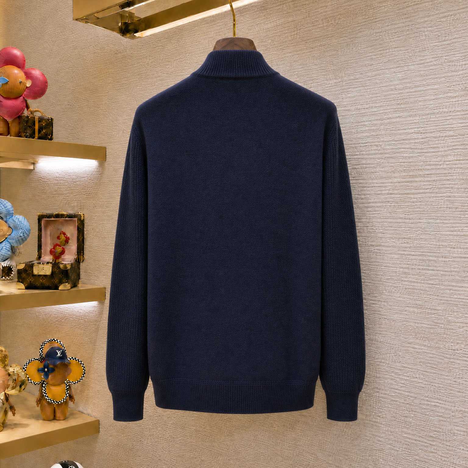 Moncler Wool & Cashmere Zip-Up Cardigan - DesignerGu