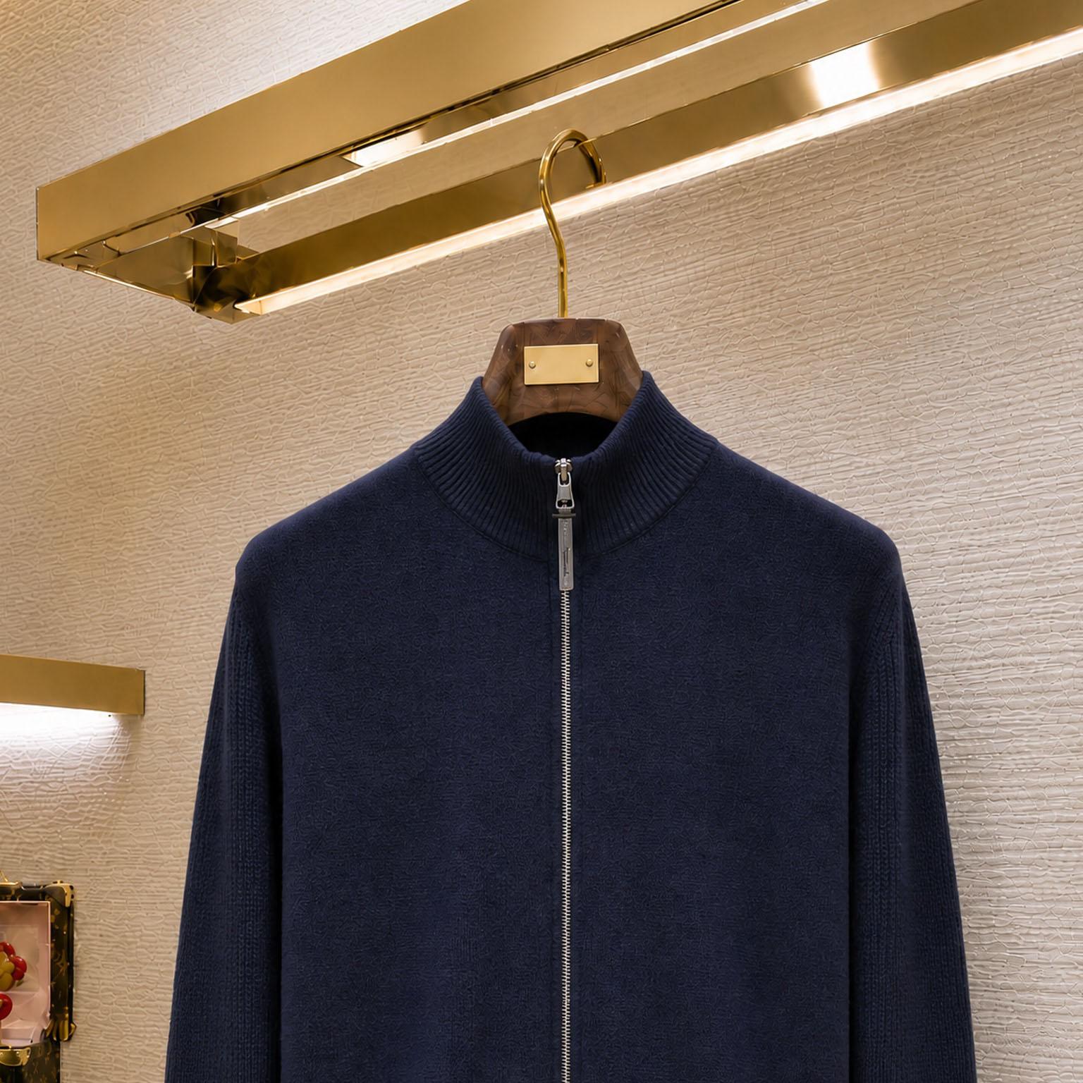Moncler Wool & Cashmere Zip-Up Cardigan - DesignerGu