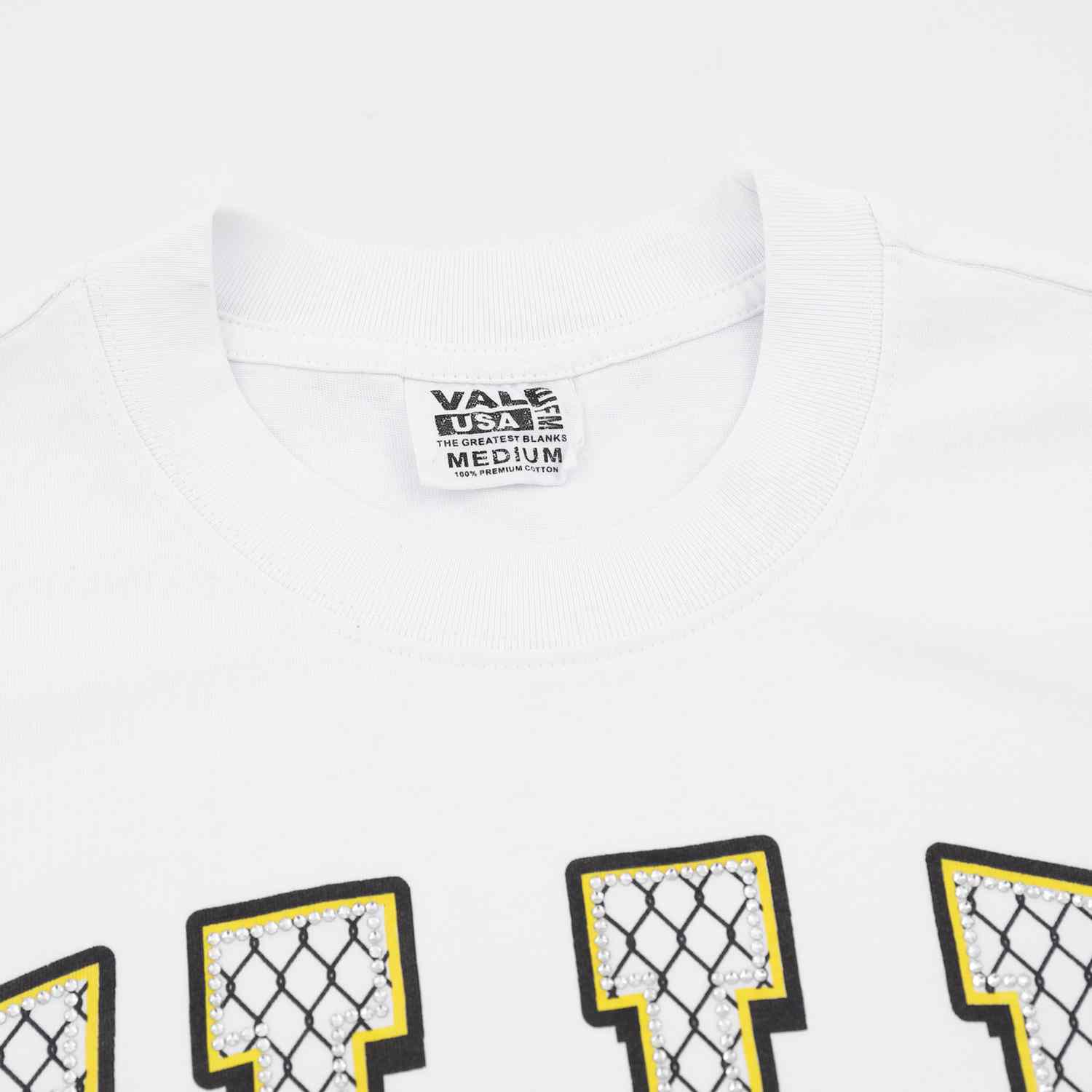 Vale Forever Polo Bling Tee 'White' - DesignerGu