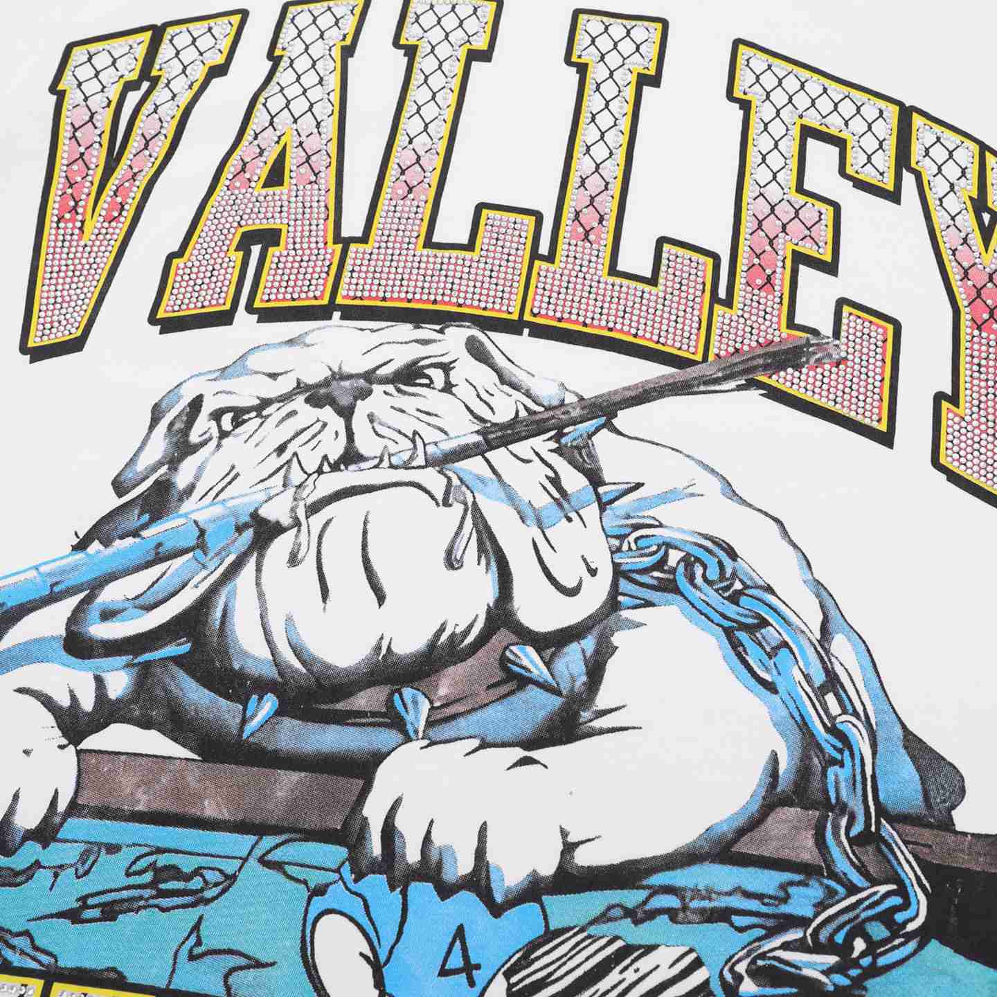 Vale Forever Polo Bling Tee 'White' - DesignerGu
