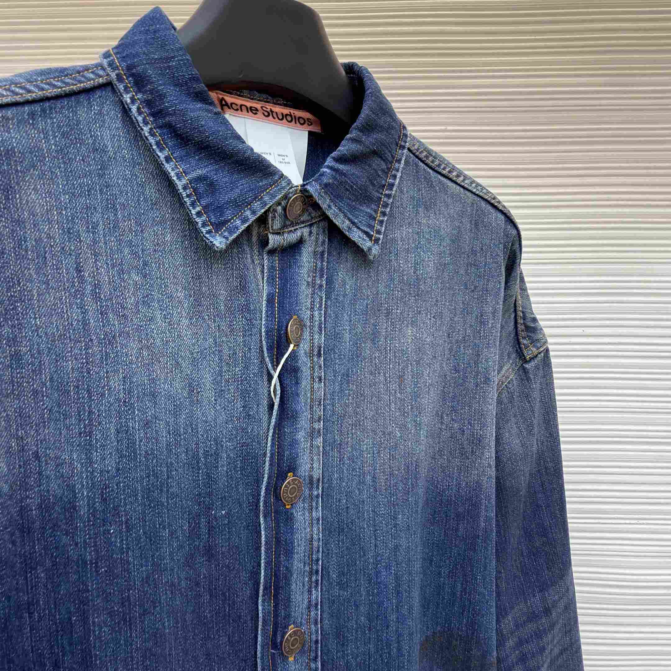 Acne Studios Denim Button-Up Shirt - DesignerGu