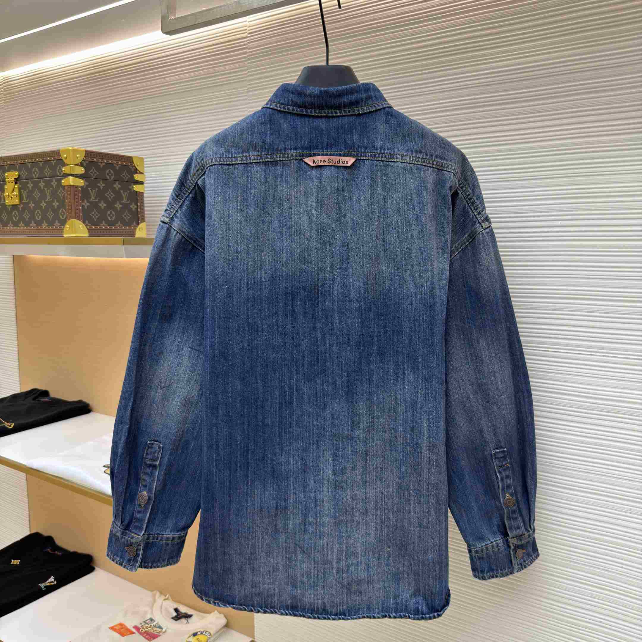 Acne Studios Denim Button-Up Shirt - DesignerGu