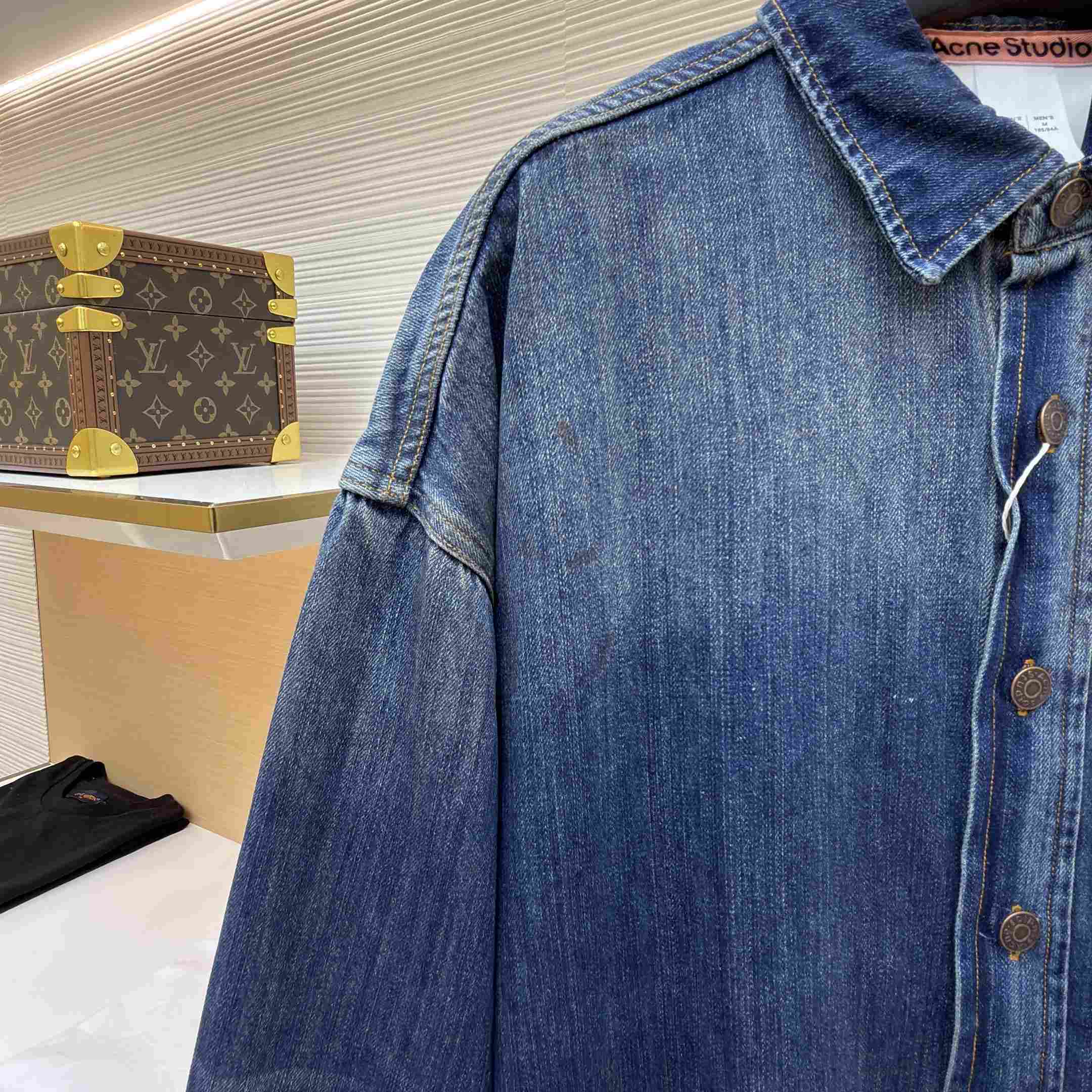 Acne Studios Denim Button-Up Shirt - DesignerGu