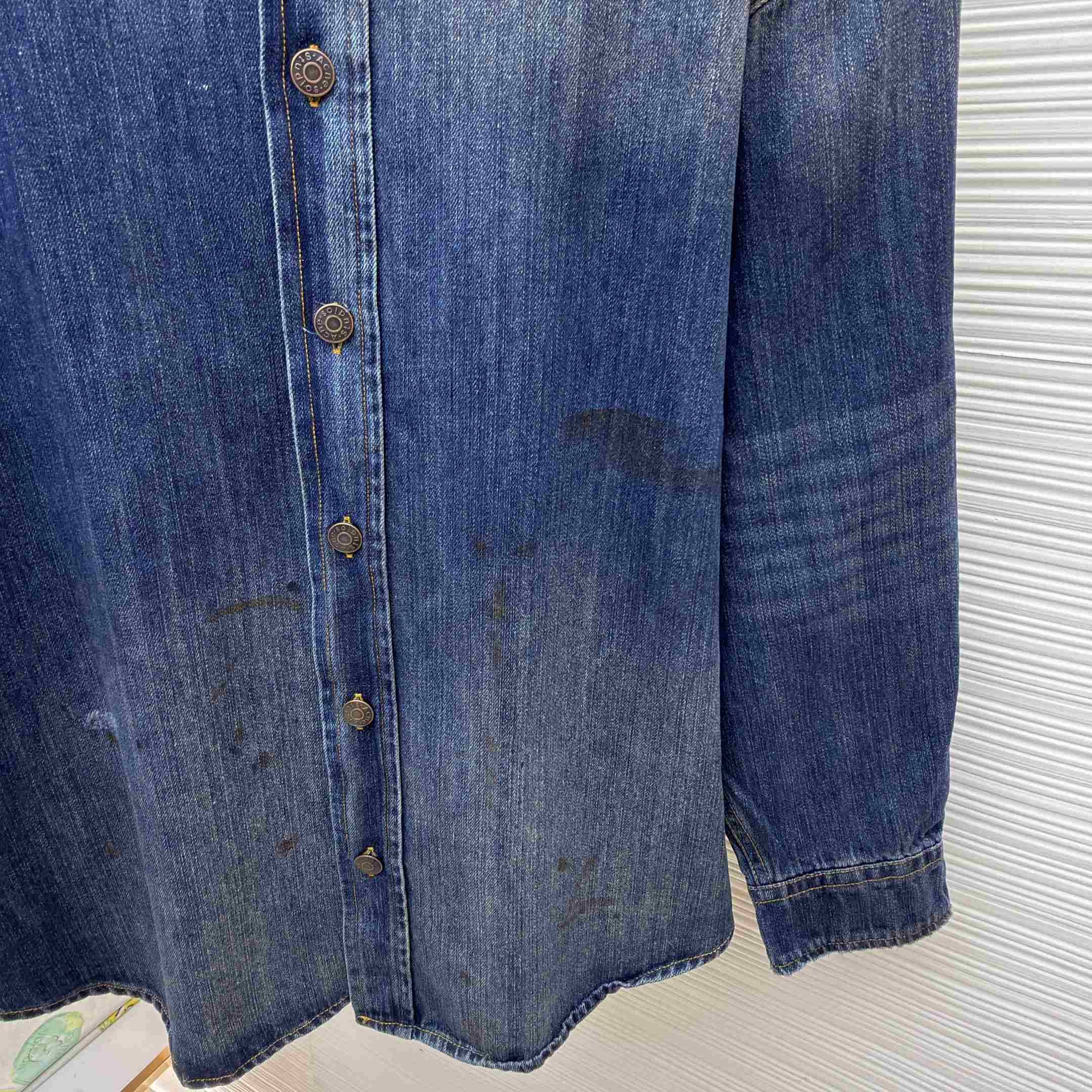 Acne Studios Denim Button-Up Shirt - DesignerGu