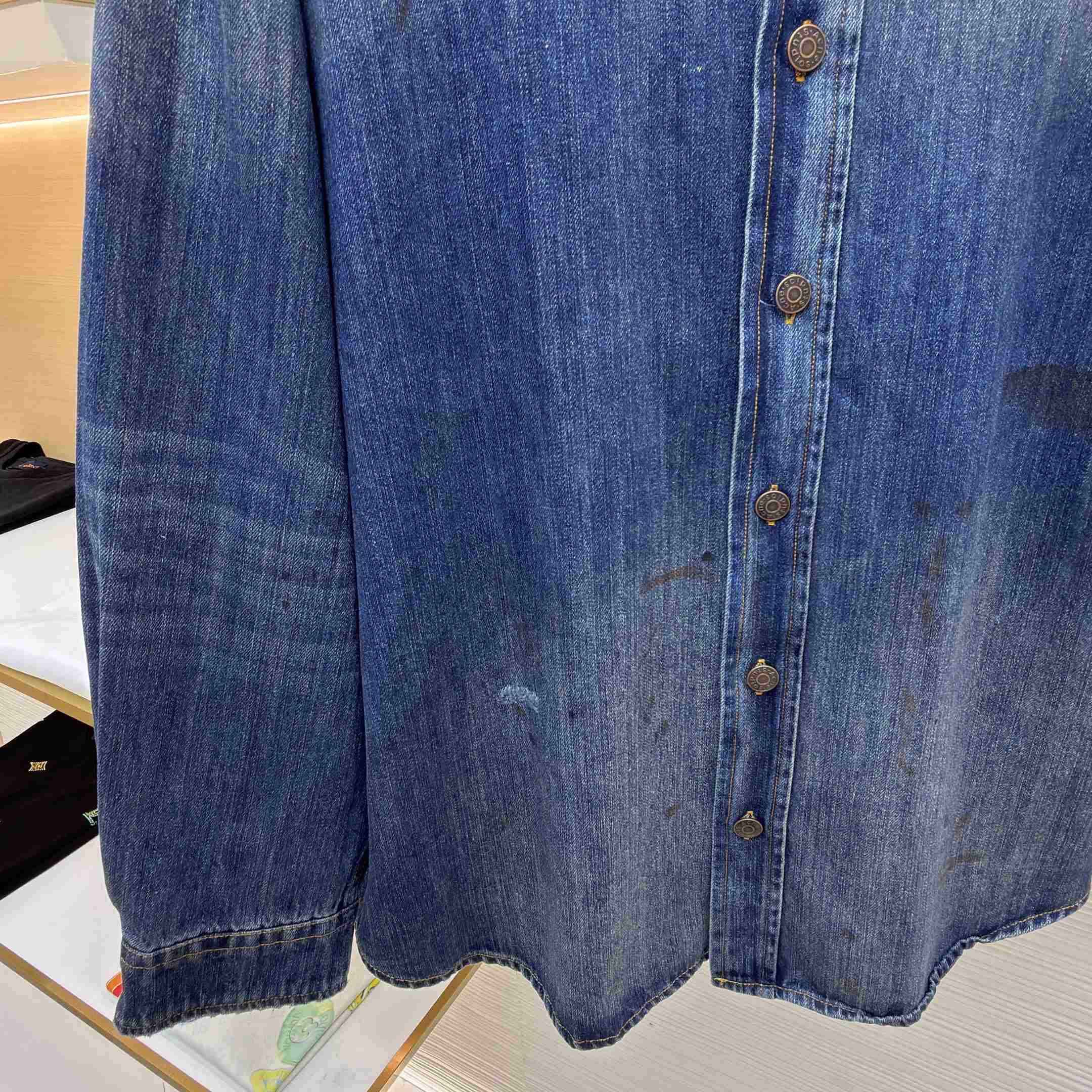 Acne Studios Denim Button-Up Shirt - DesignerGu