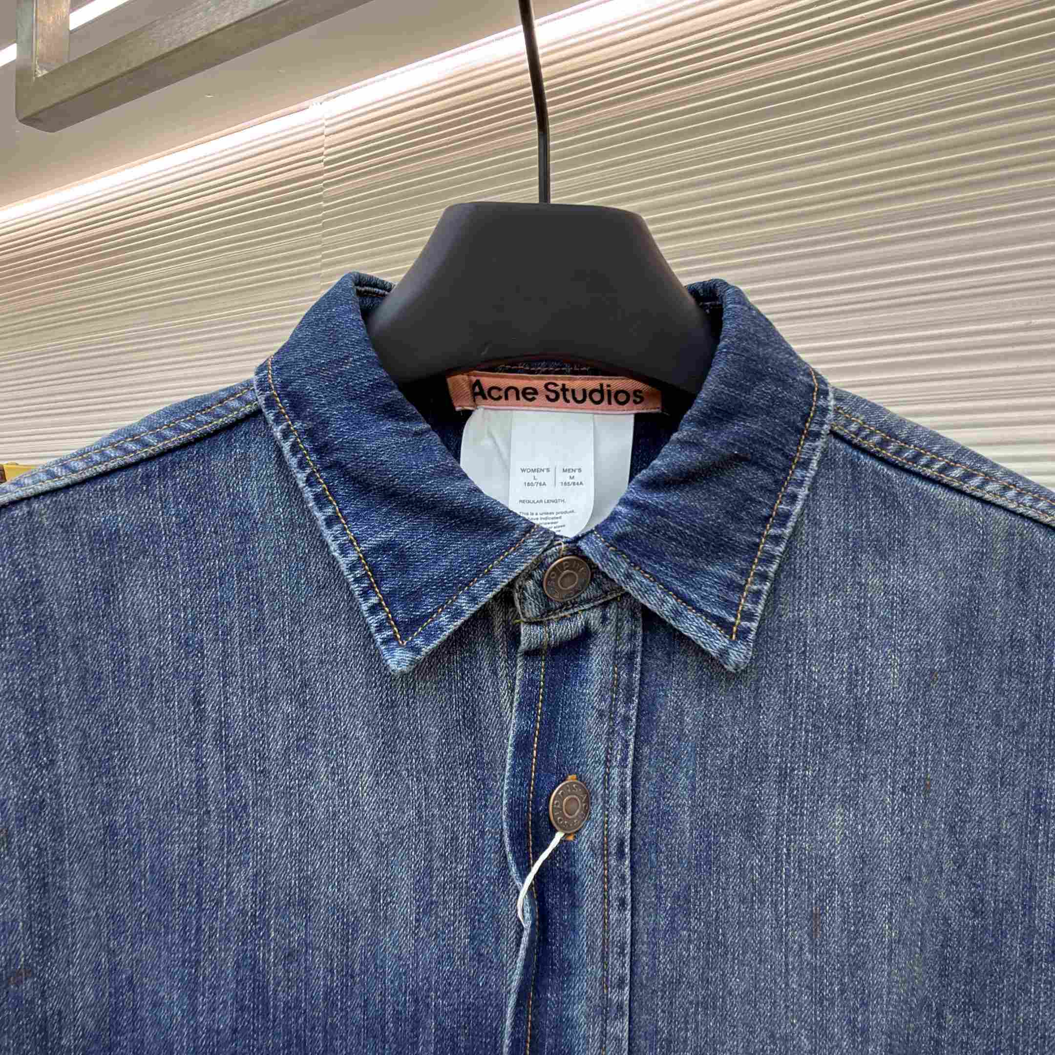 Acne Studios Denim Button-Up Shirt - DesignerGu