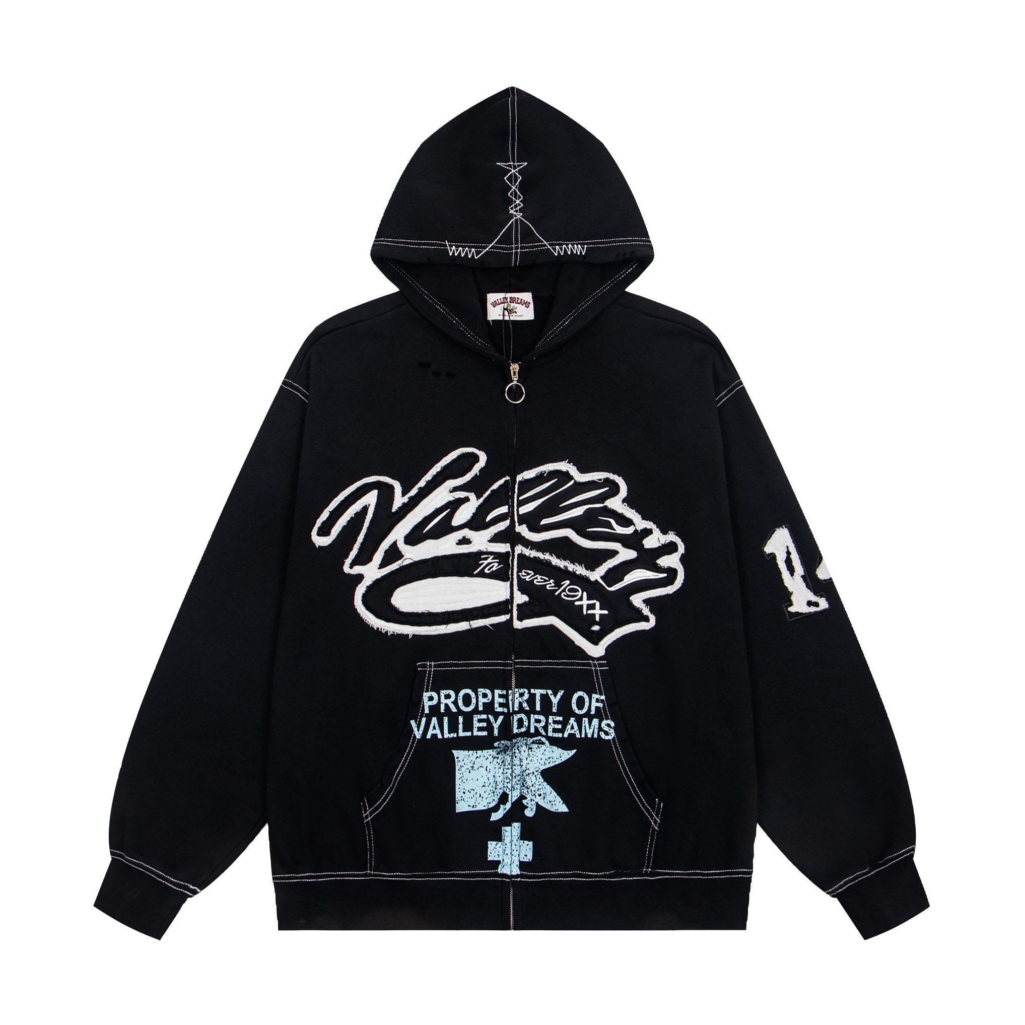 Vale Forever Religion Zip Up 'Black' - DesignerGu