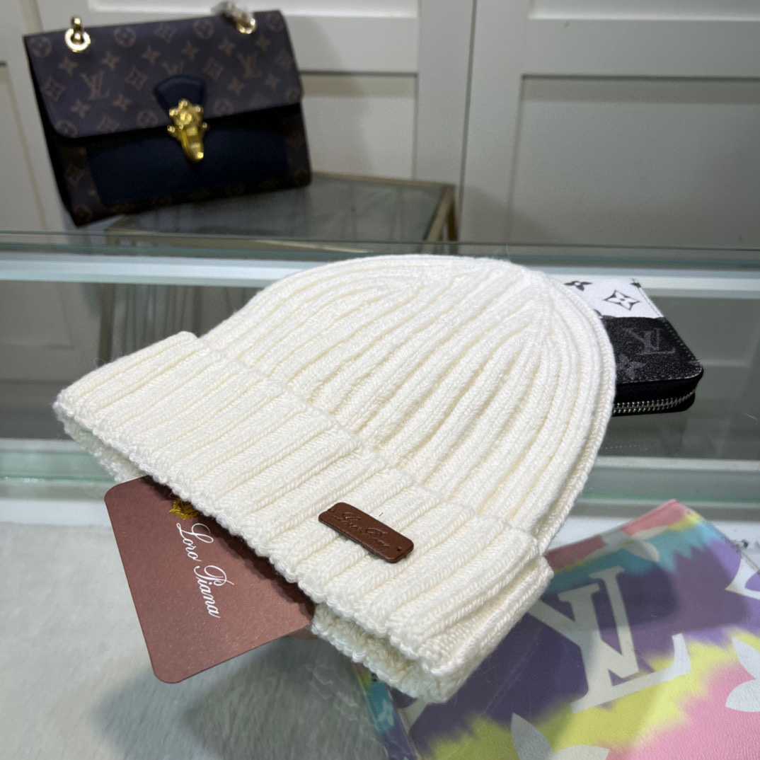 Loro Piana Niseko Leather-Trimmed Cotton Beanie - DesignerGu