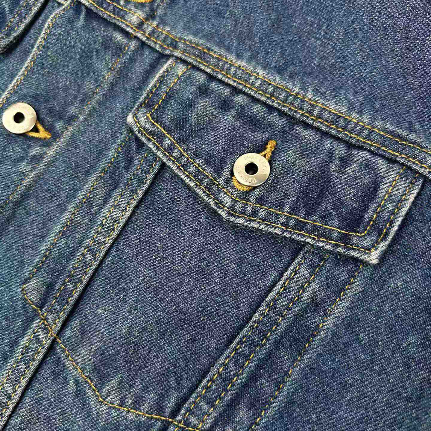Bottega Veneta Medium Indigo Denim Jacket - DesignerGu