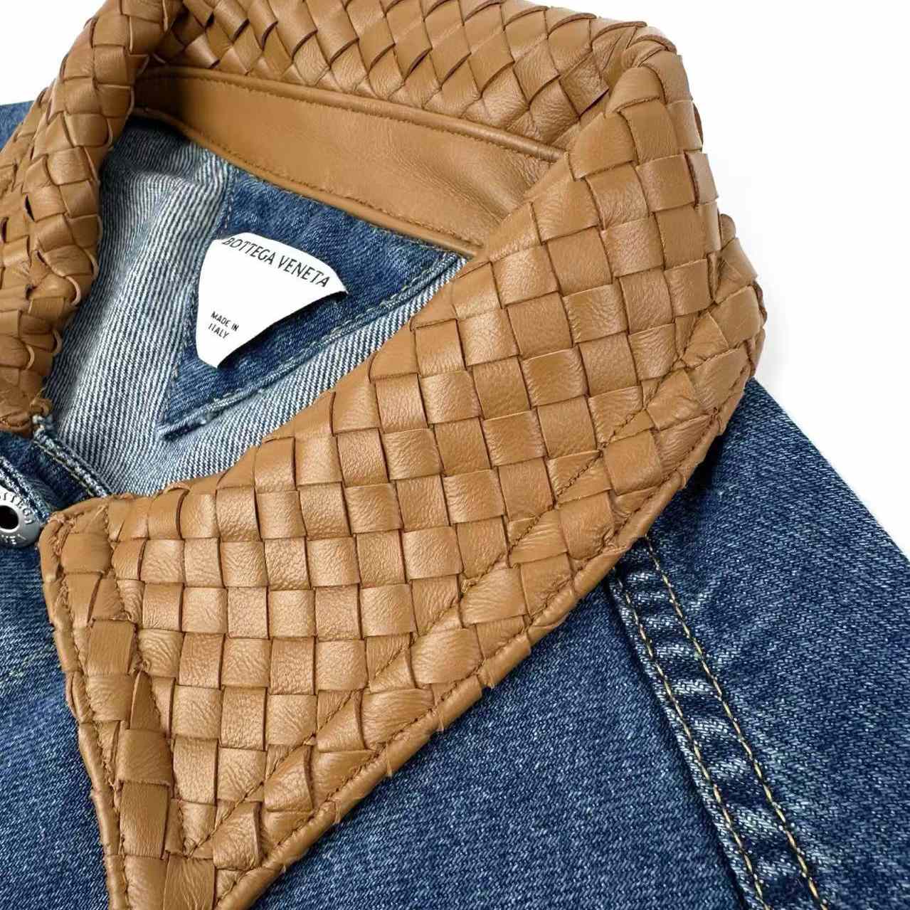 Bottega Veneta Medium Indigo Denim Jacket - DesignerGu