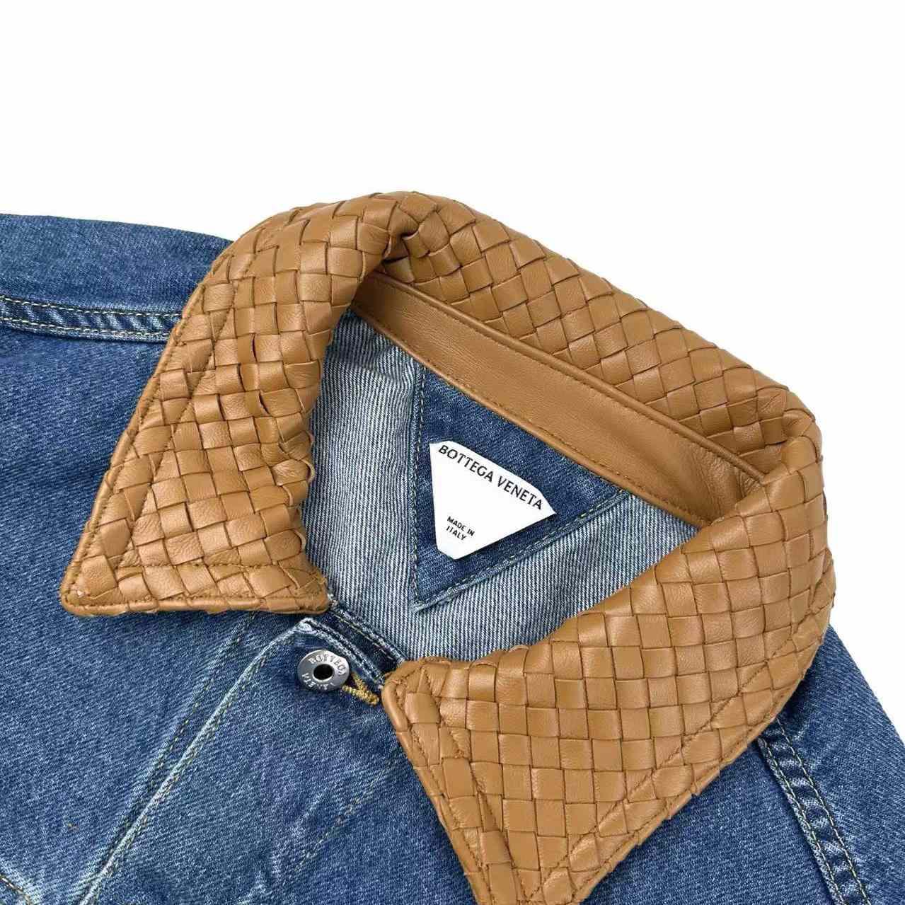 Bottega Veneta Medium Indigo Denim Jacket - DesignerGu