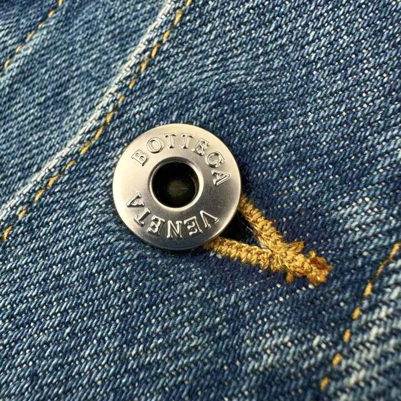 Bottega Veneta Medium Indigo Denim Jacket - DesignerGu
