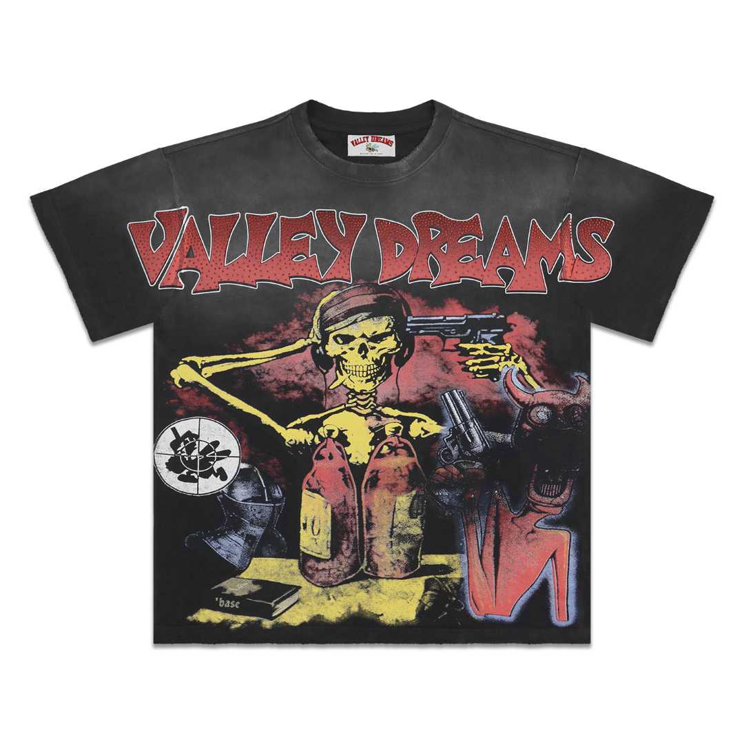 Vale Forever Coma Bling Tee Black - DesignerGu
