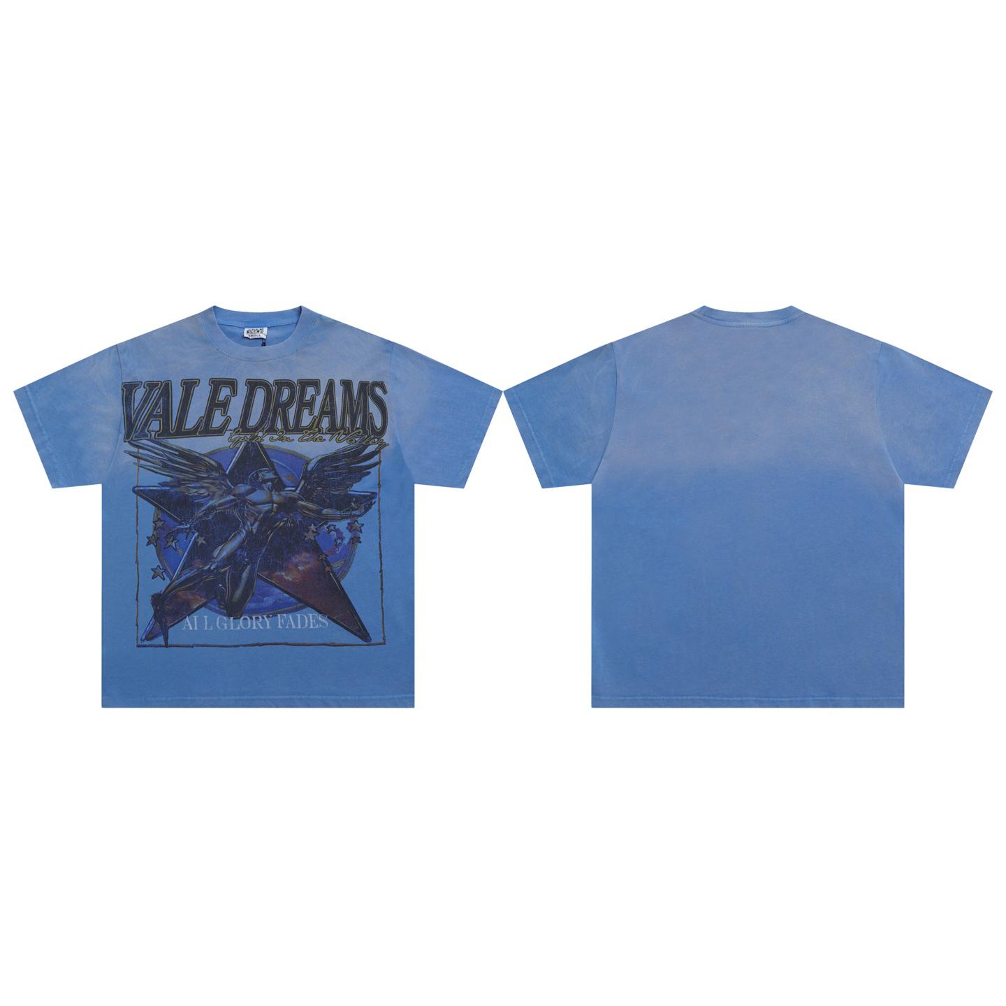 Vale Forever Glory Tee 'Blue' - DesignerGu