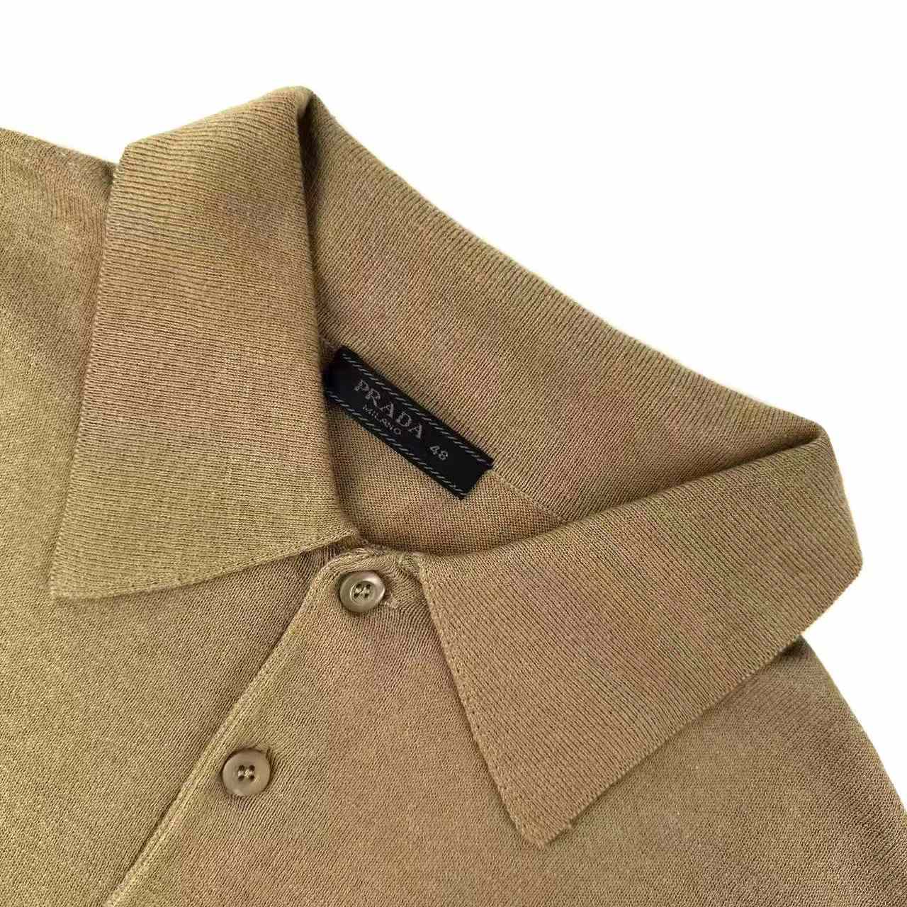 Prada Cashmere Polo Sweater - DesignerGu