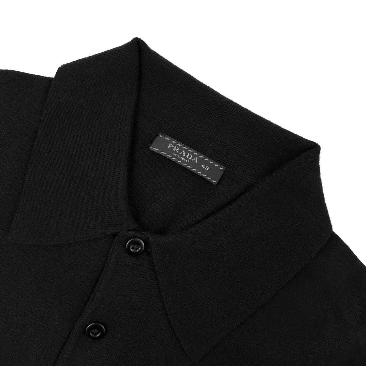 Prada Wool Polo Sweater - DesignerGu