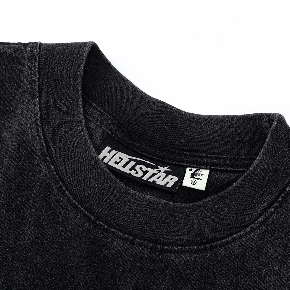 Hellstar Classic Print Tee Green Logo - DesignerGu