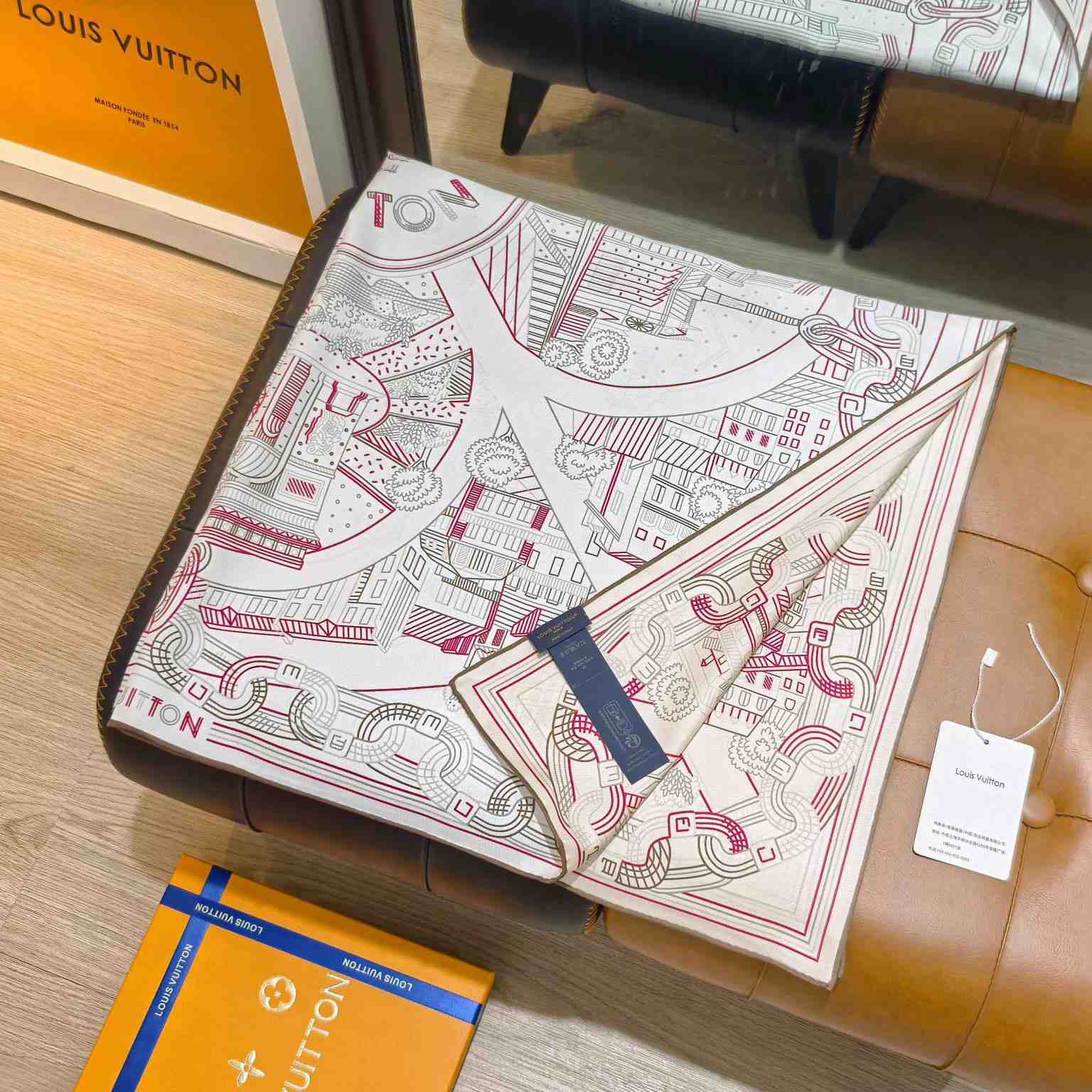 Louis Vuitton Promenade Parisienne Square 90 M98750 - DesignerGu