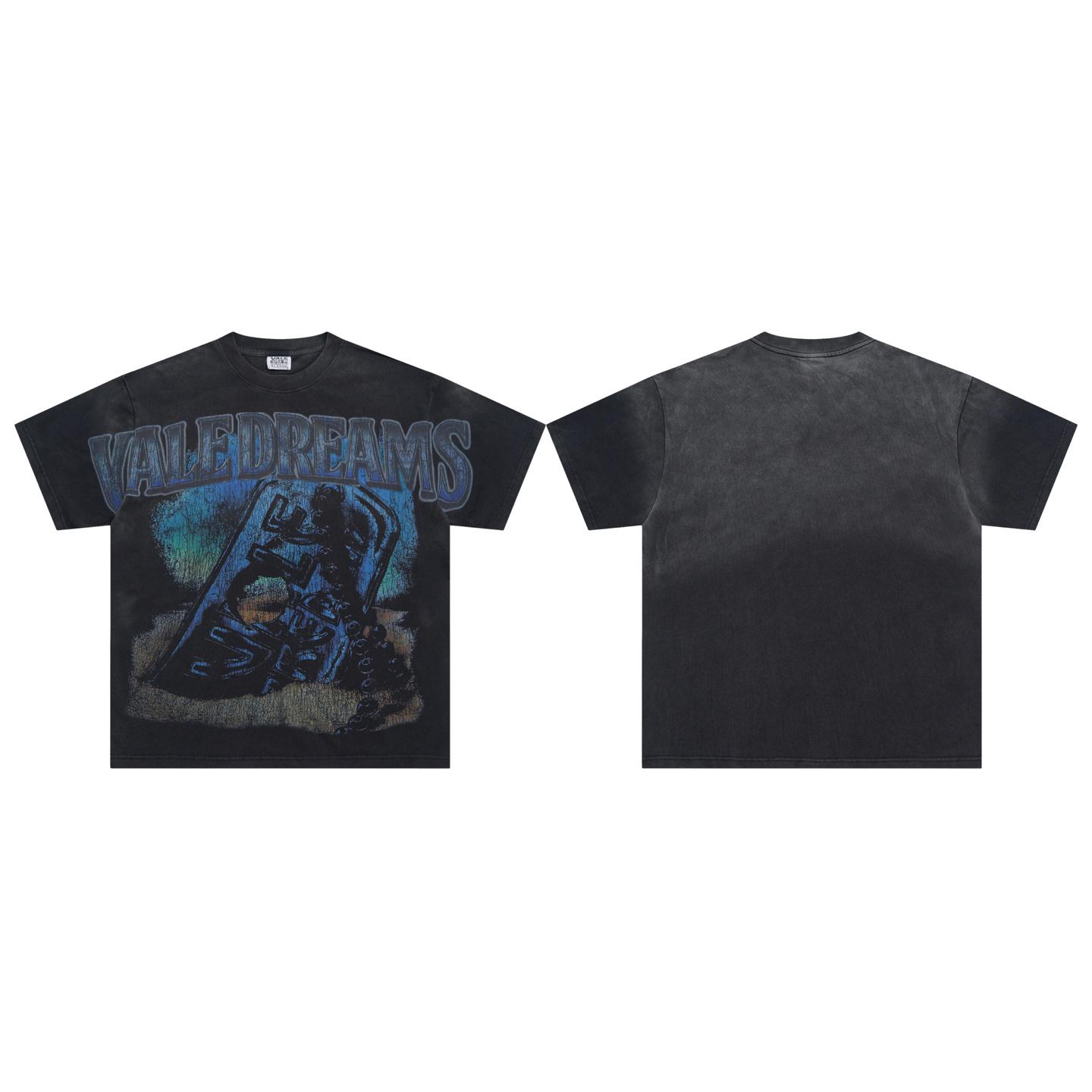  Vale Forever Dog Tag Big Tee Black - DesignerGu
