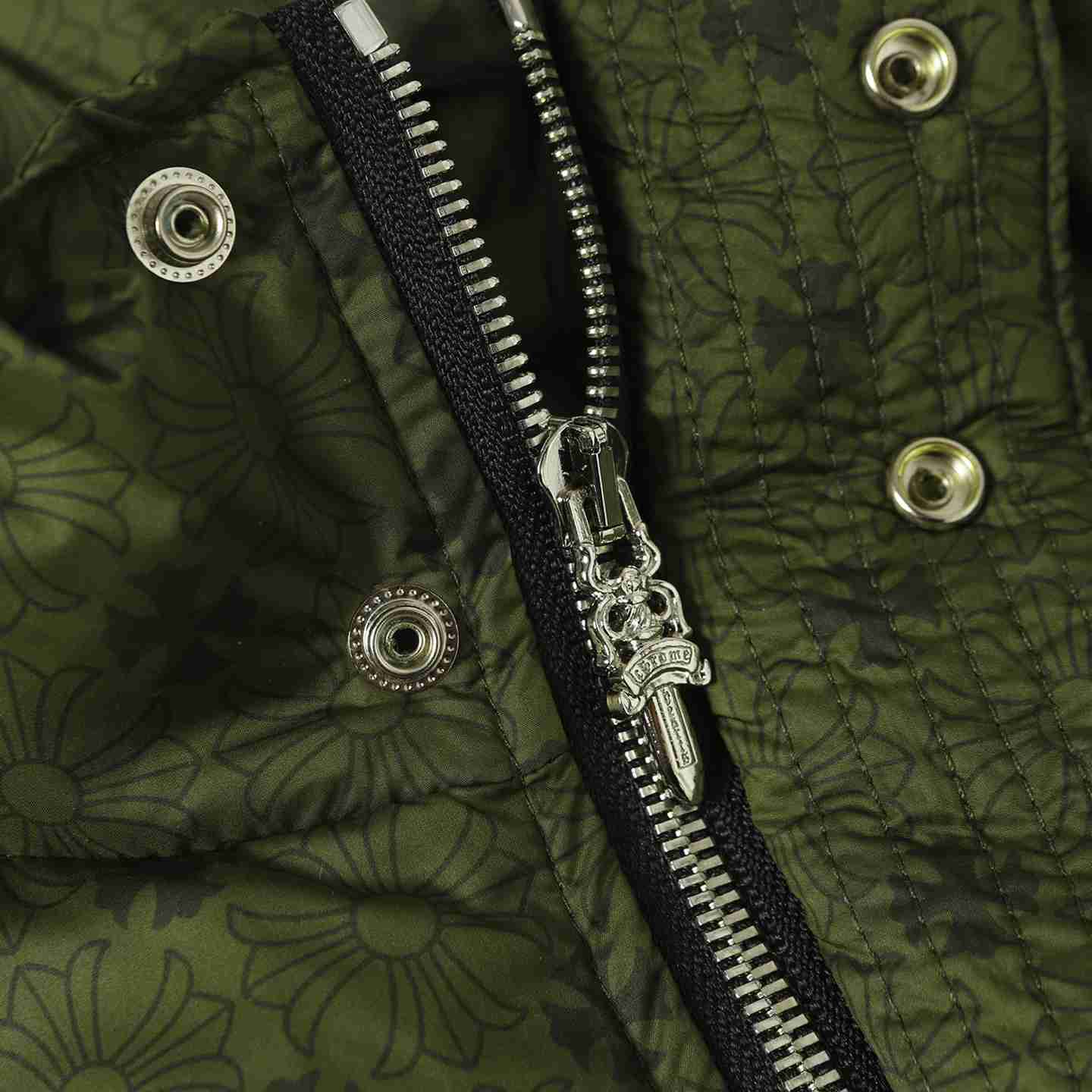Chrome Hearts Monogram Stiff Puffer Jacket - DesignerGu