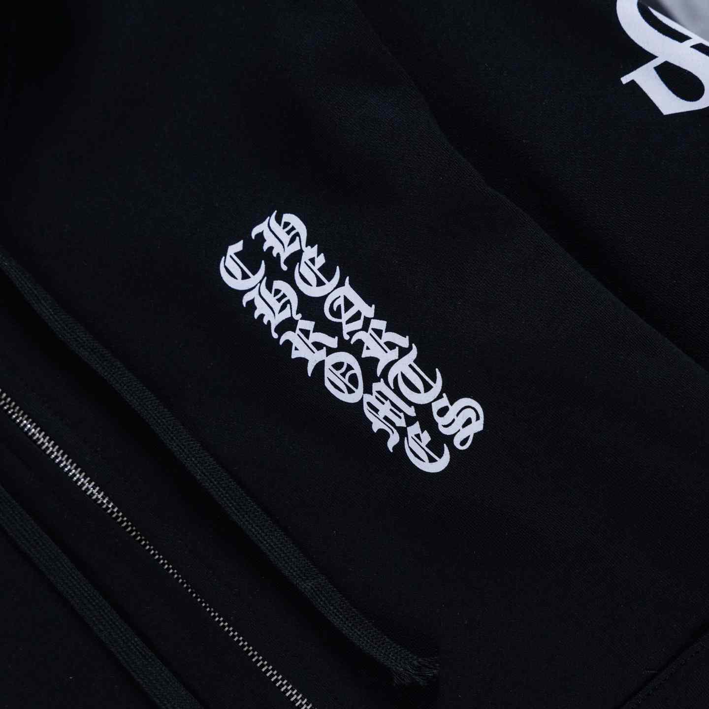 Chrome Hearts Eyechart Zip Up Hoodie - DesignerGu