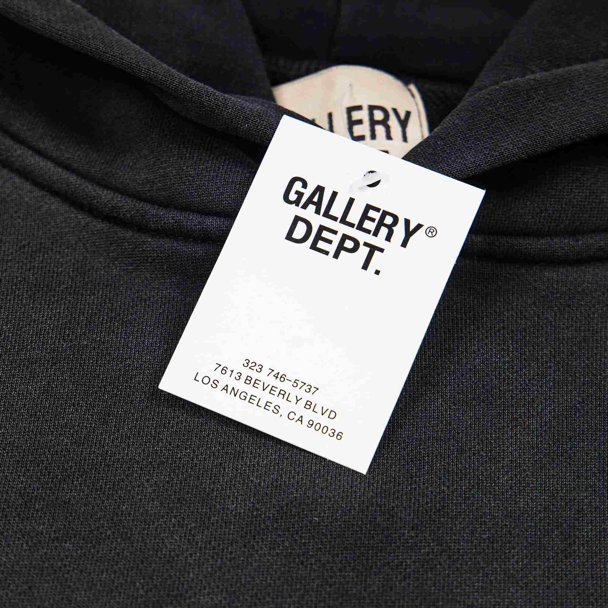 Gallery Dept. Logo Hoodie 'Black' - DesignerGu