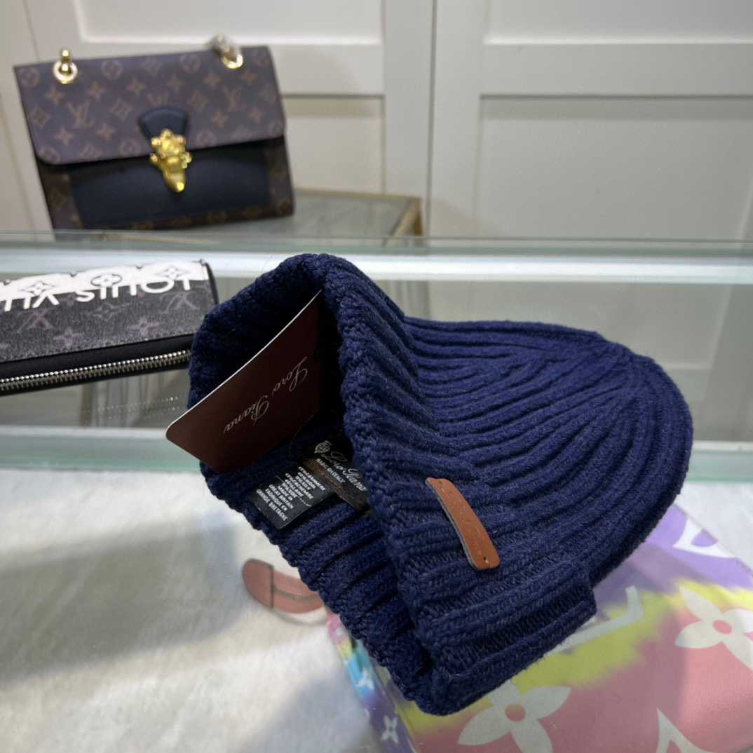Loro Piana Niseko Leather-Trimmed Cotton Beanie - DesignerGu