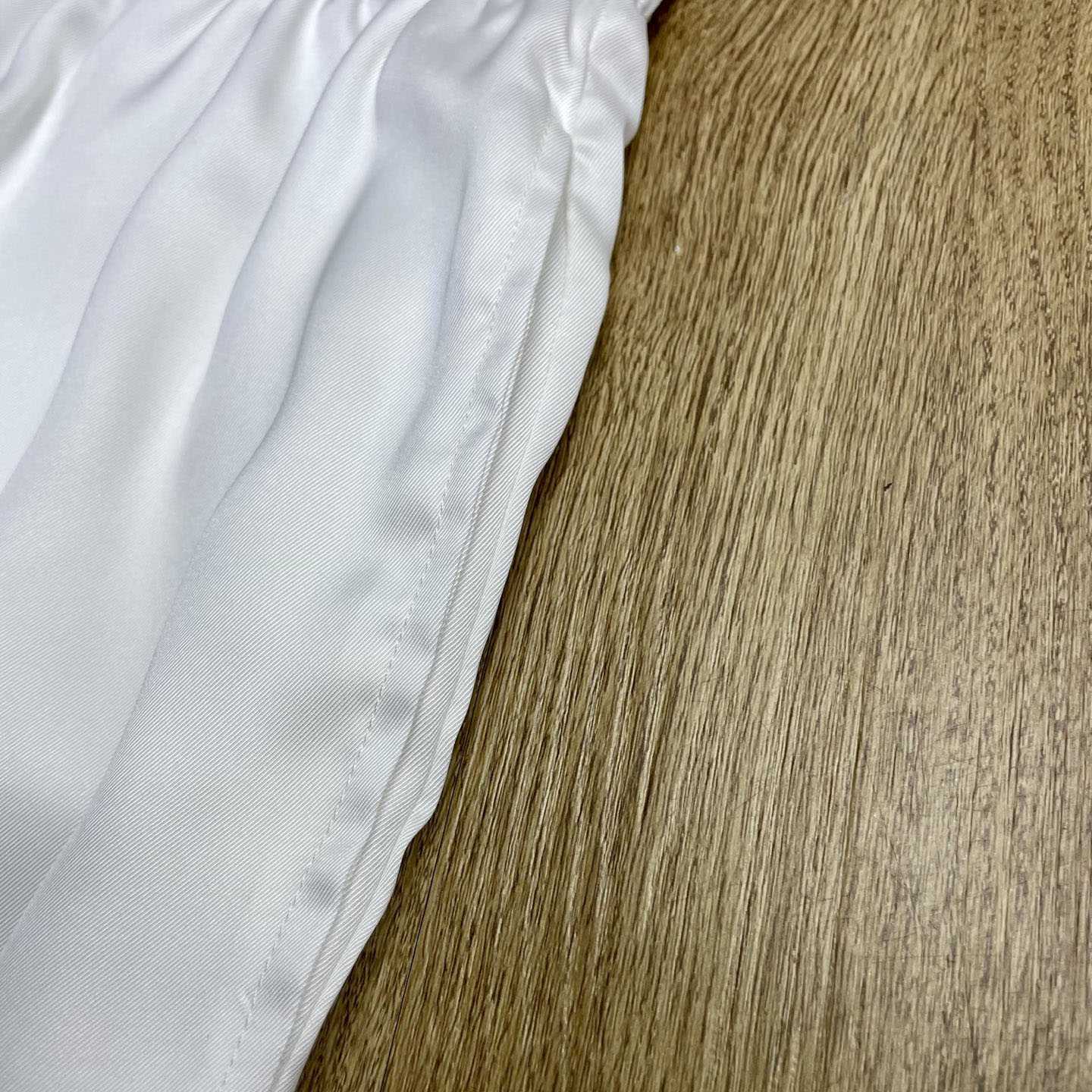 Casablanca White Hotel Emblem Silk Shorts CA3601 - DesignerGu