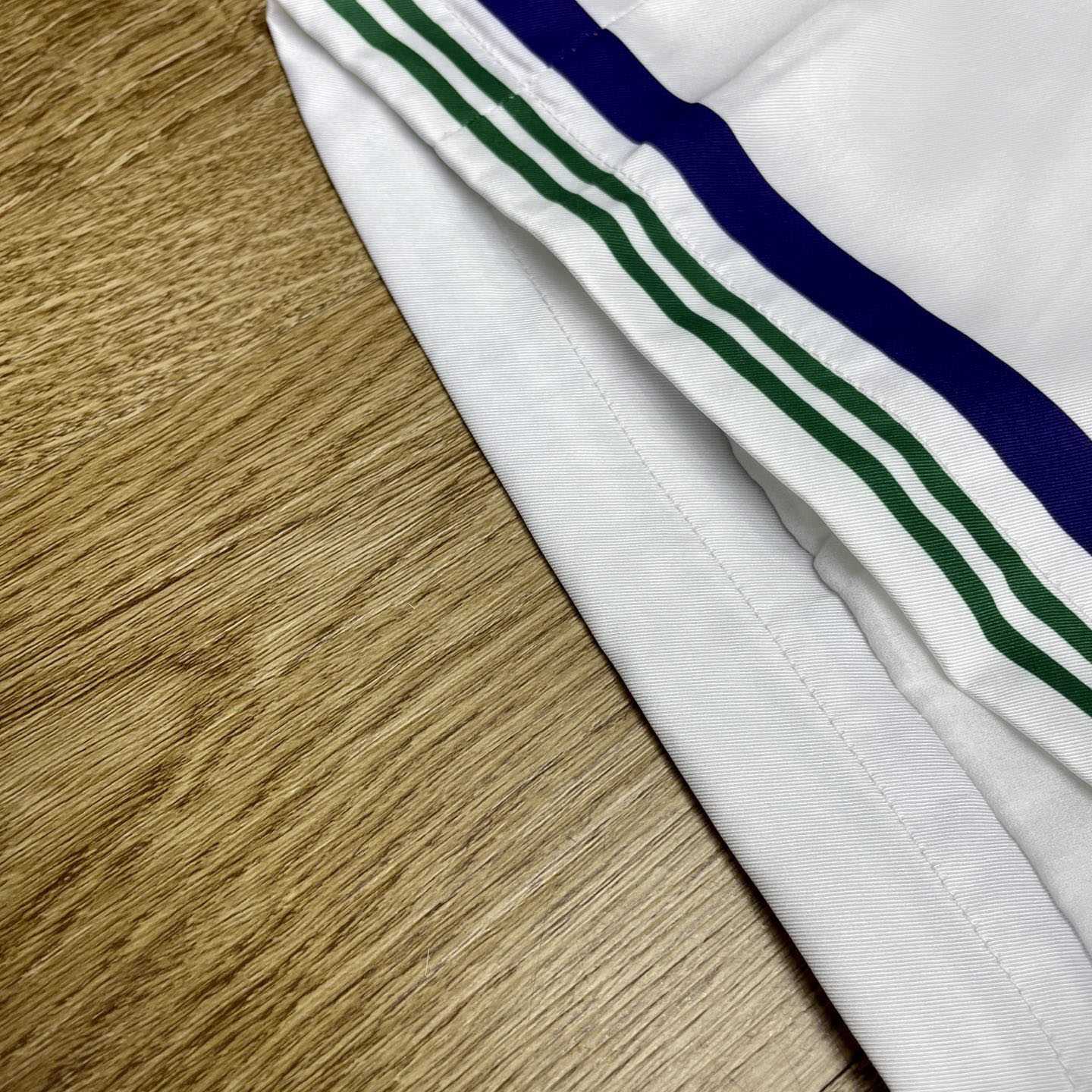 Casablanca White Hotel Emblem Silk Shorts CA3601 - DesignerGu