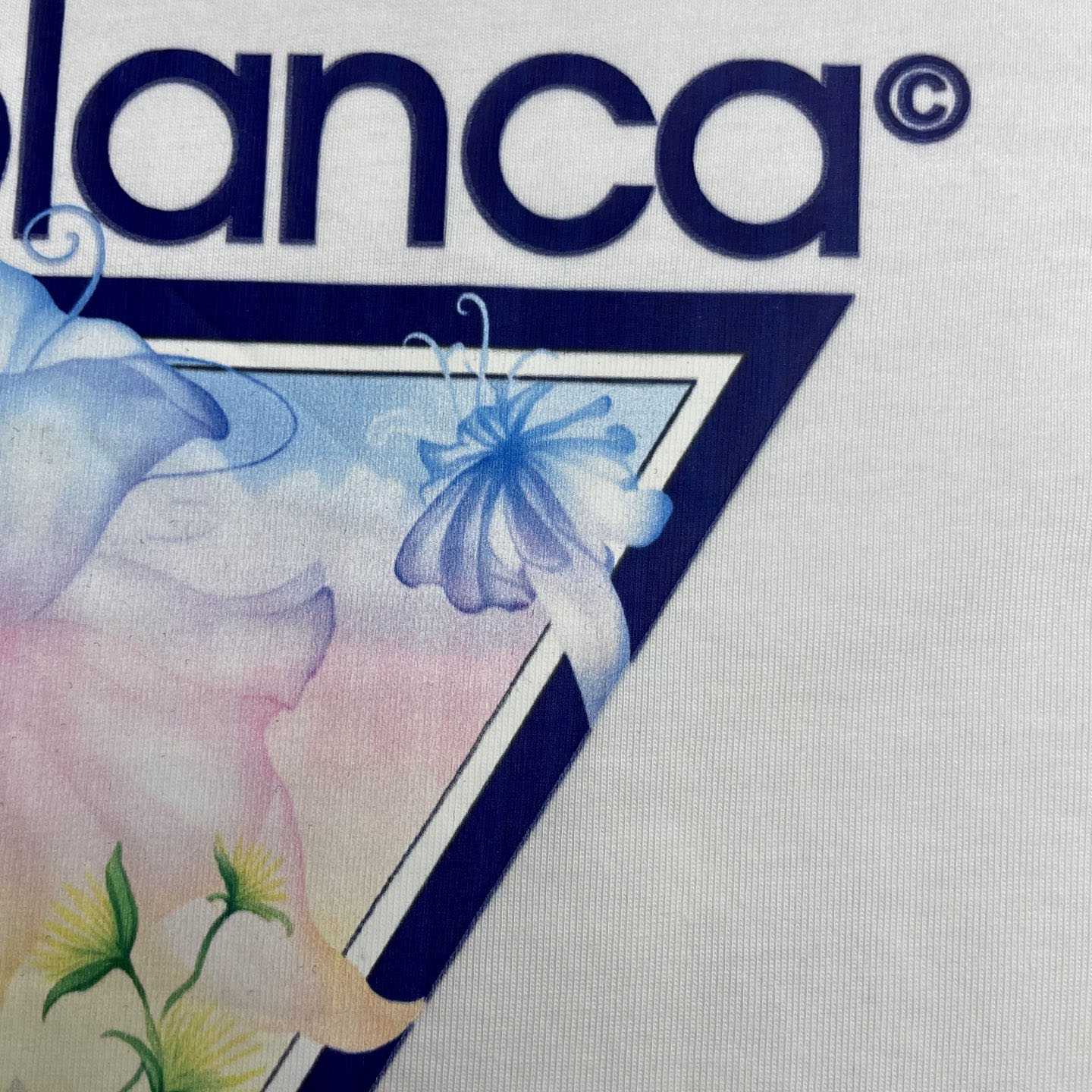 Casablanca White Tennis Club Icon Short Sleeve T‑Shirt C1192 - DesignerGu