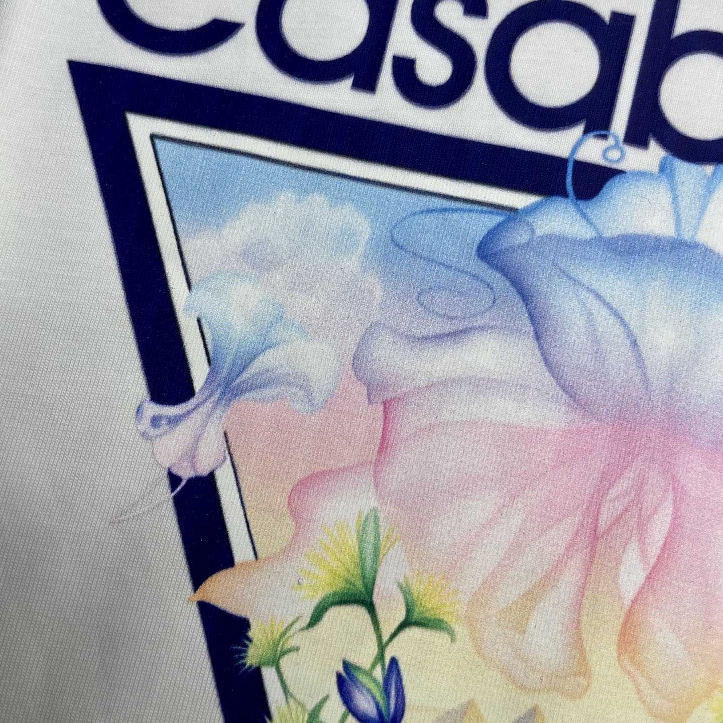 Casablanca White Tennis Club Icon Short Sleeve T‑Shirt C1192 - DesignerGu