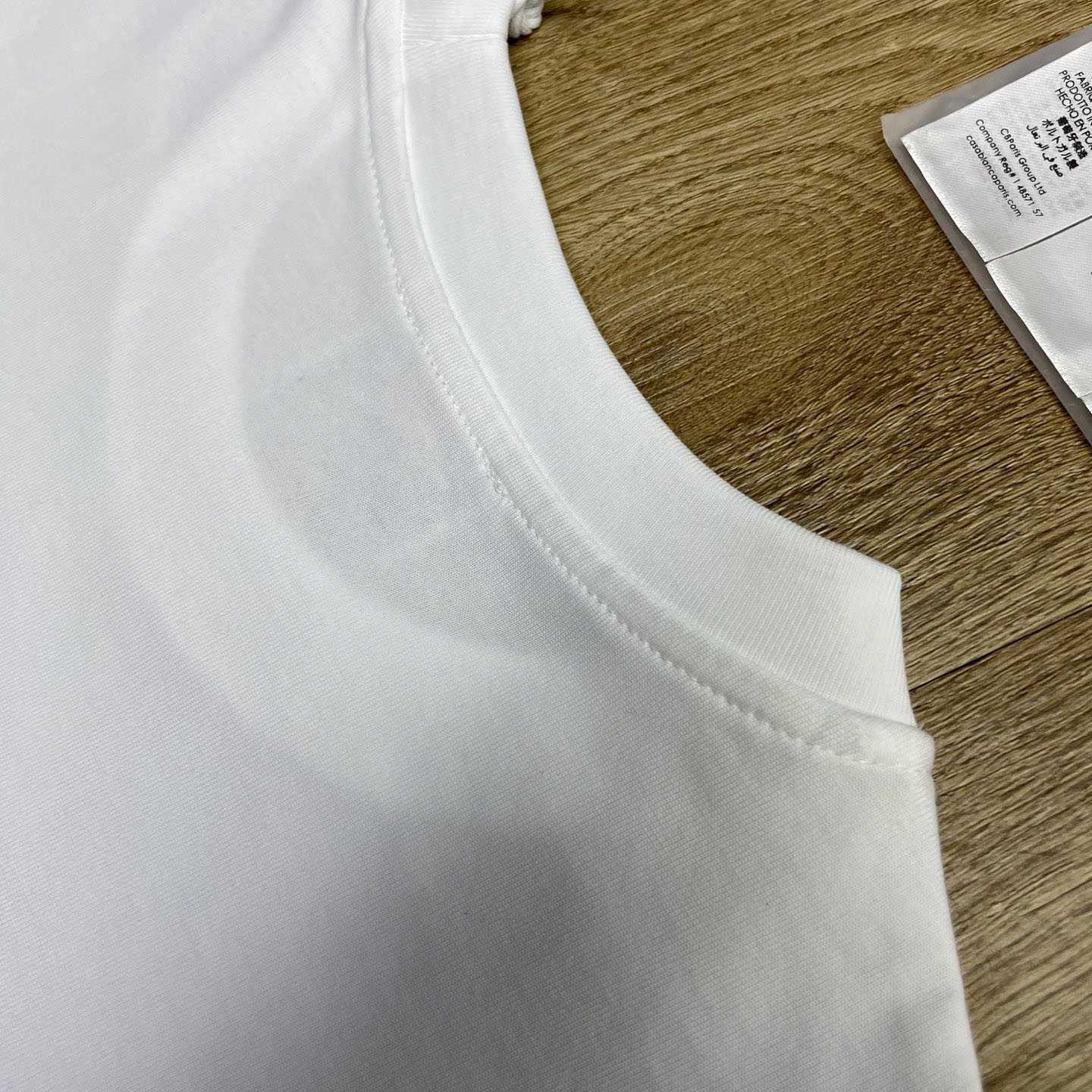 Casablanca White Tennis Club Icon Short Sleeve T‑Shirt C1192 - DesignerGu