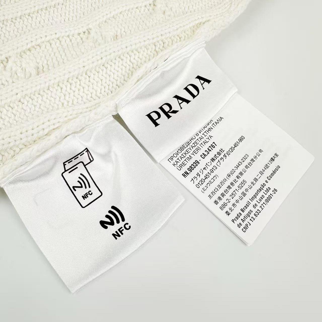 Prada Cotton Crew-Neck Sweater - DesignerGu