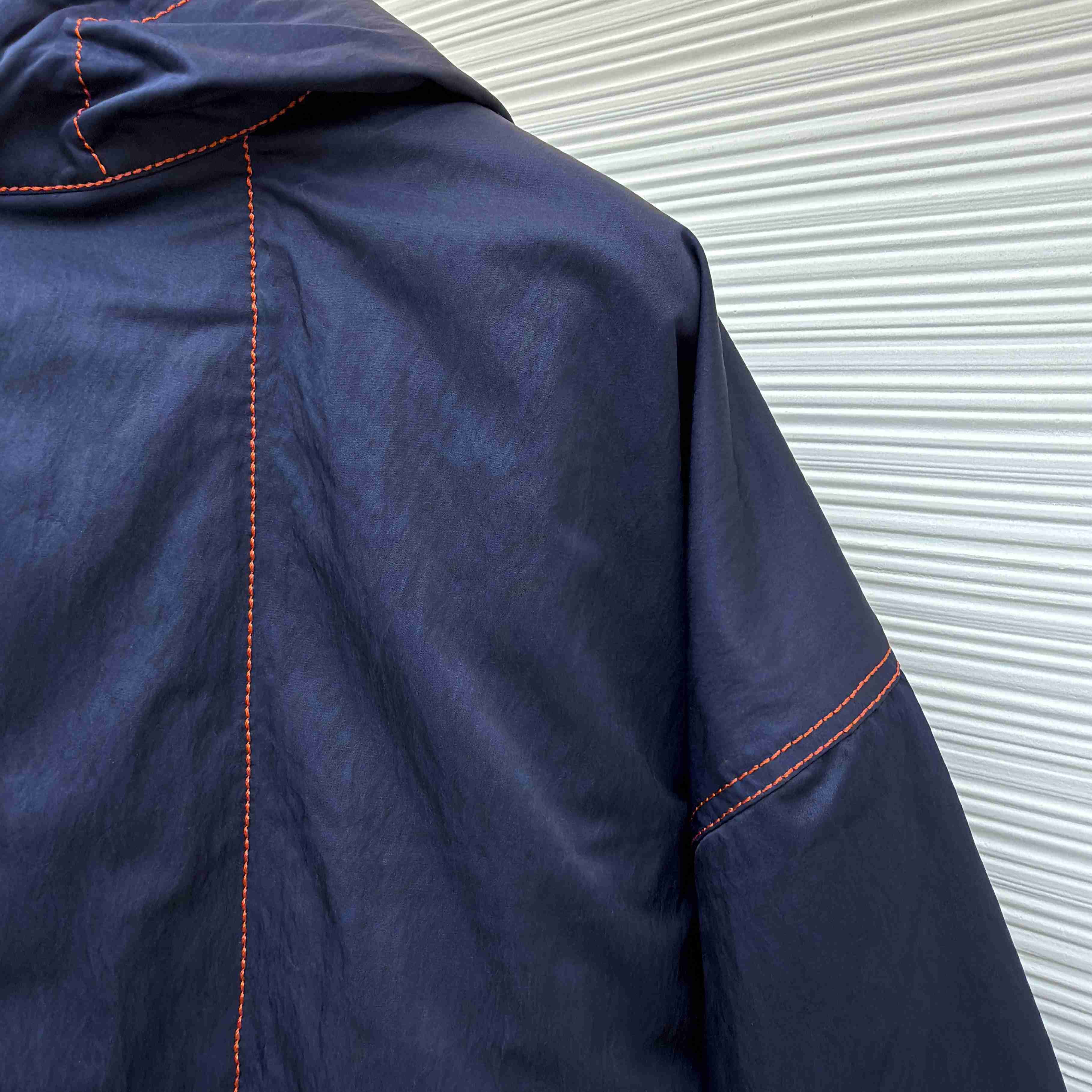 Bottega Veneta Navy Tech Jacket - DesignerGu