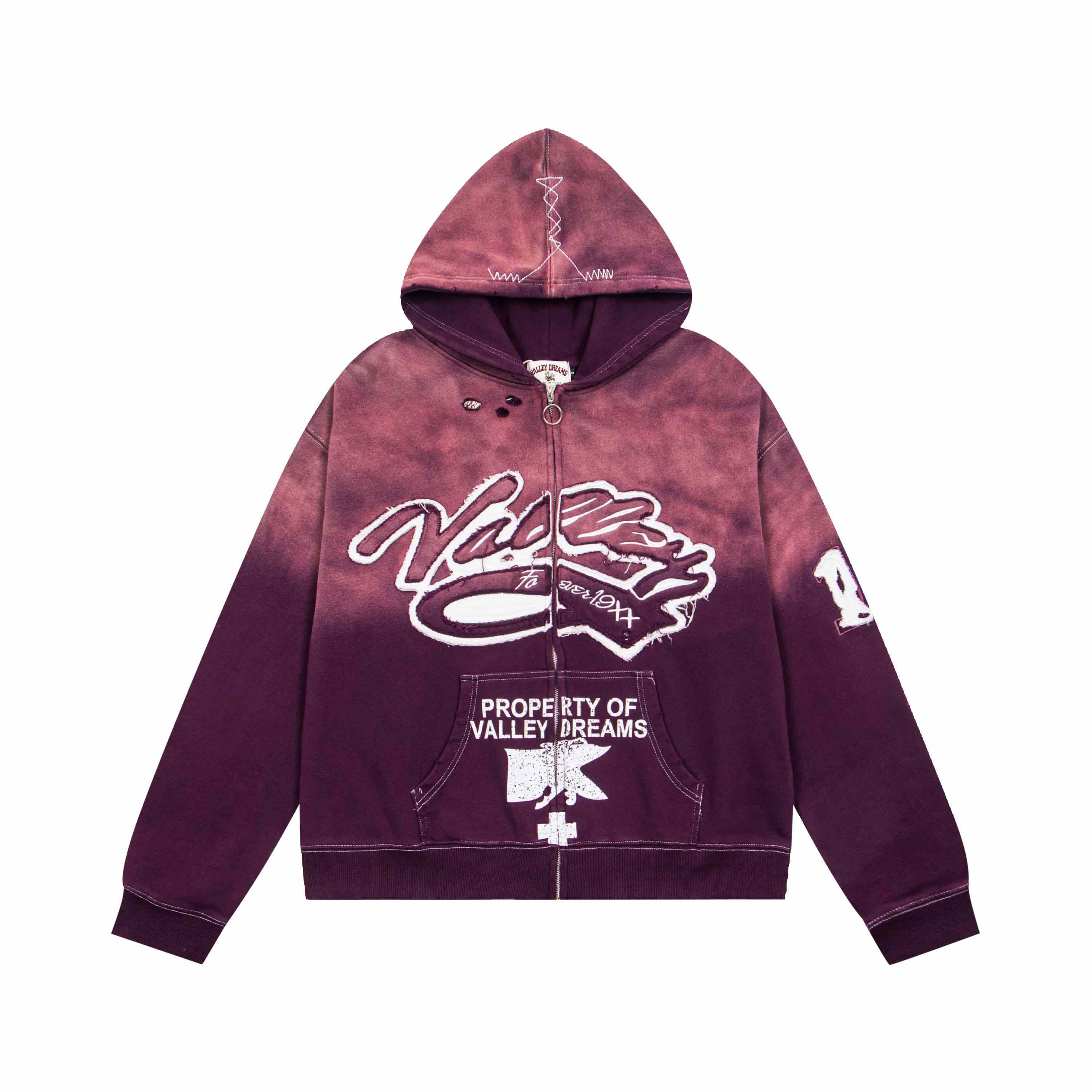 Vale Forever Religion Zip Up 'Purple' - DesignerGu