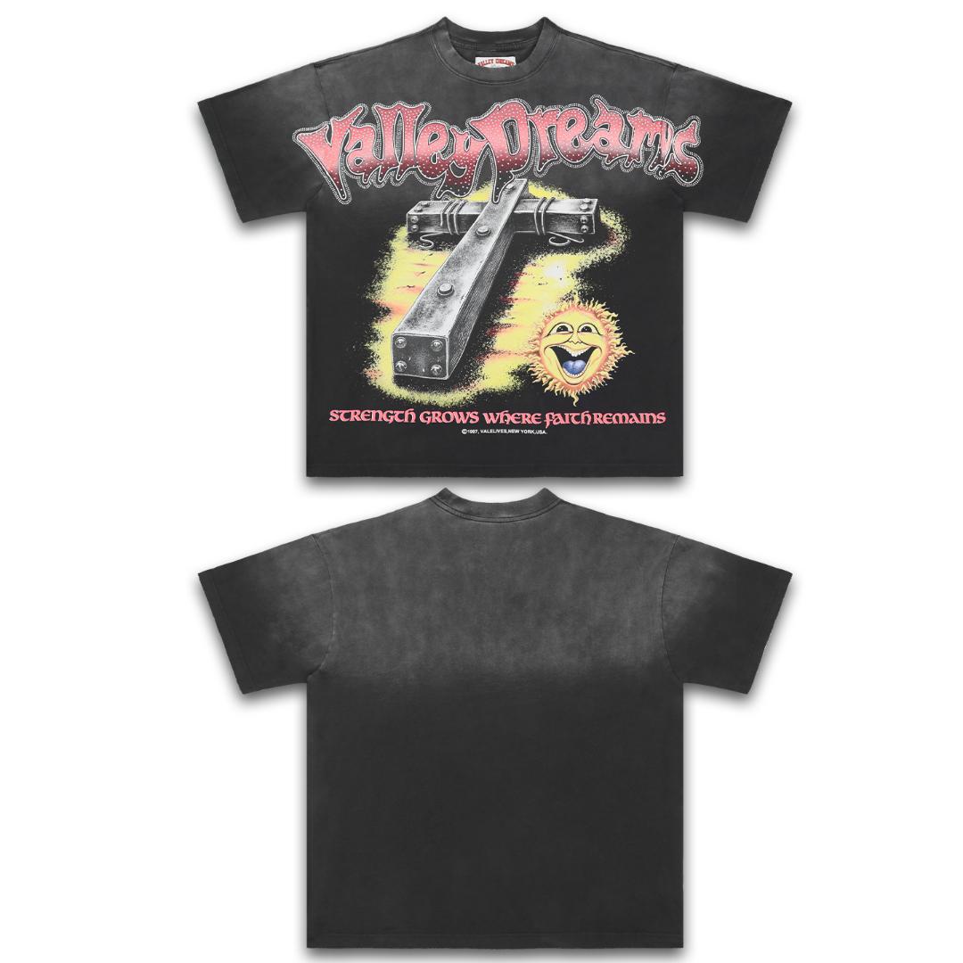Vale Forever Iron Cross Bling T-shirt - DesignerGu
